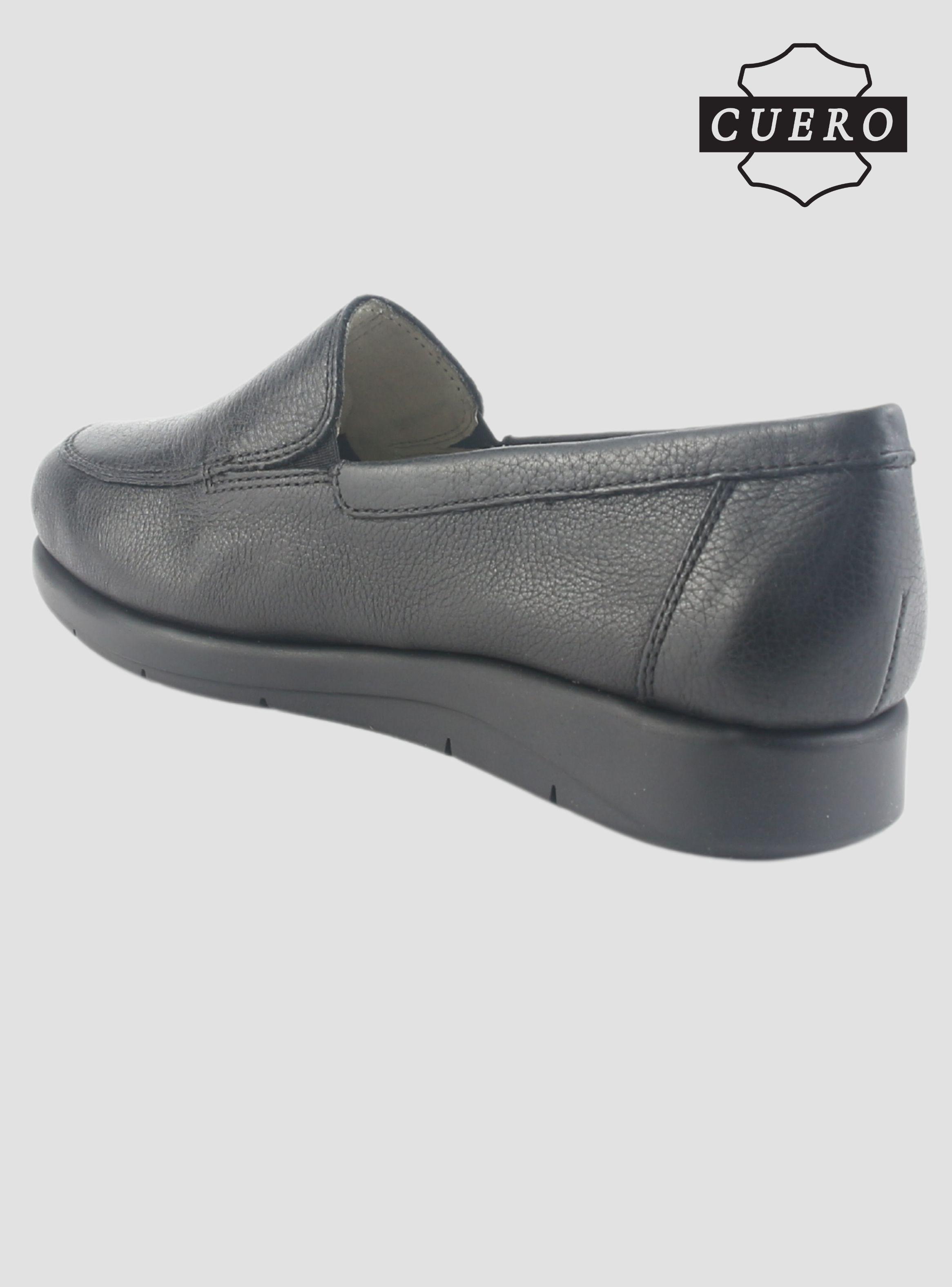 Mocasin de Cuero Chalada Mujer Cira-1 Negro Casual-4
