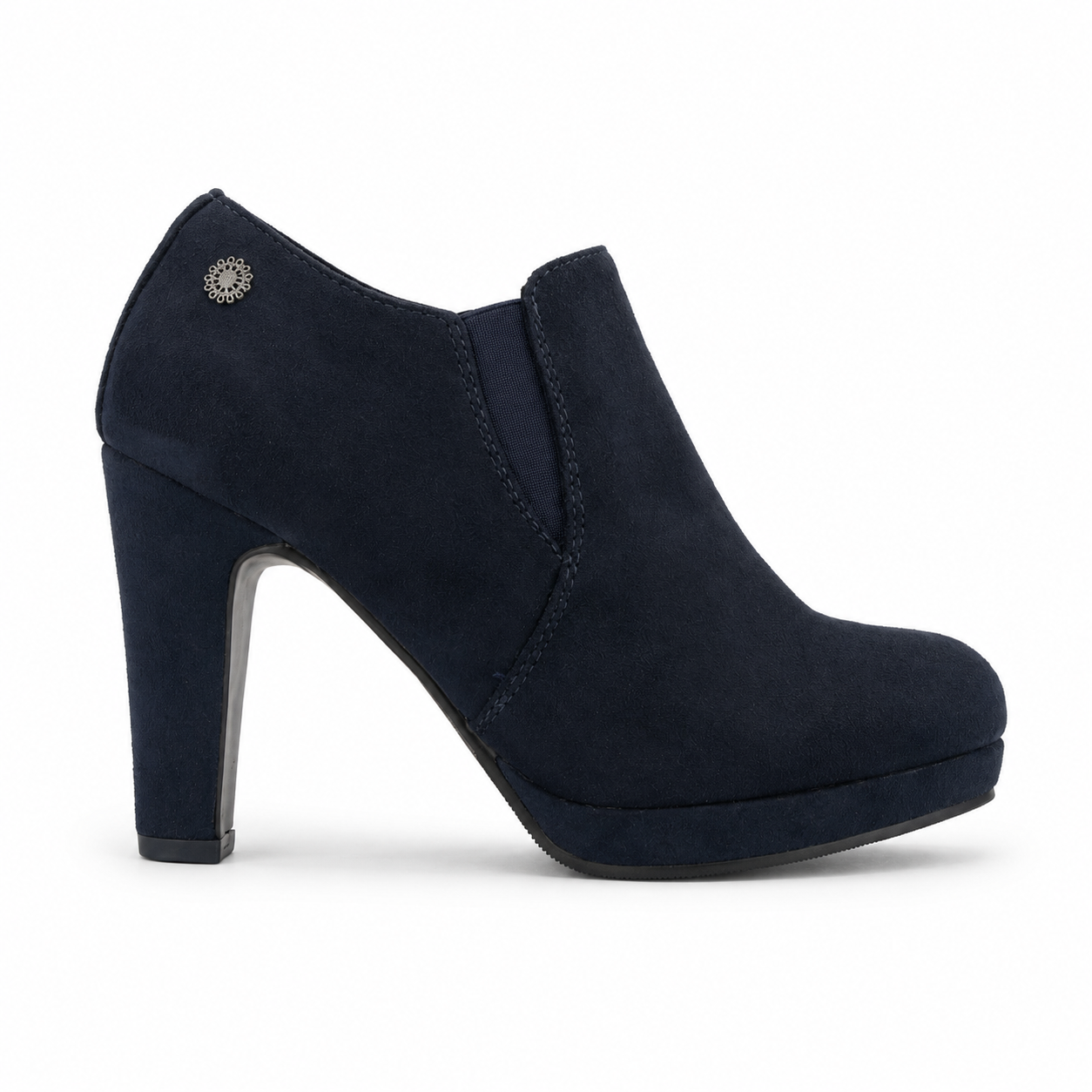 Zapato Azul Marino Mujer Casual Chalada Plataform-0
