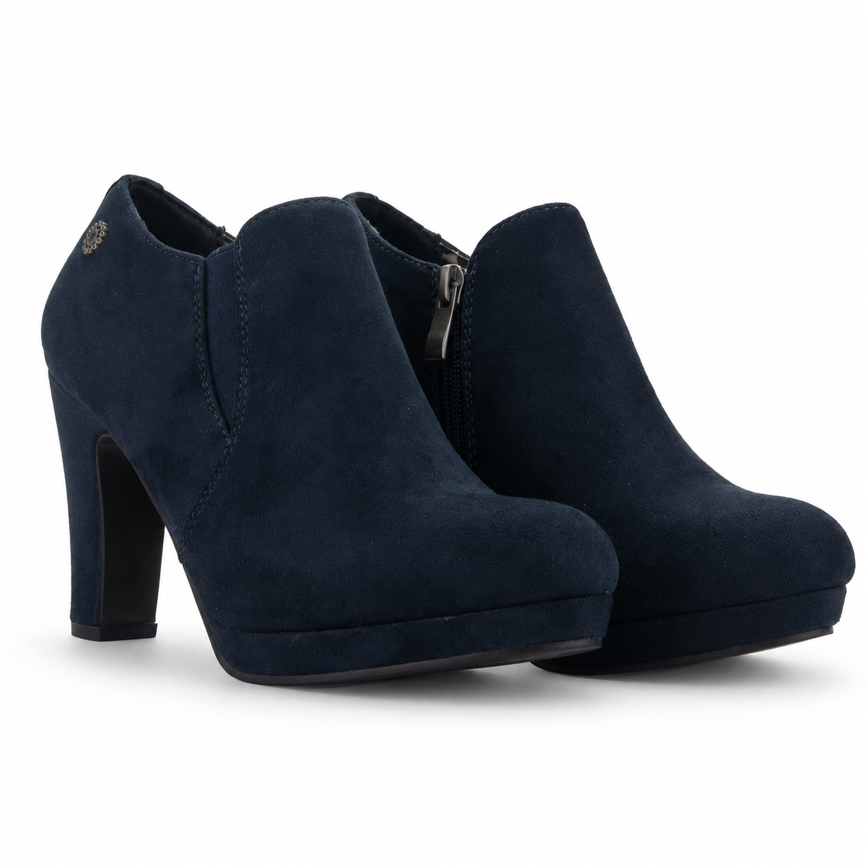 Zapato Azul Marino Mujer Casual Chalada Plataform-4