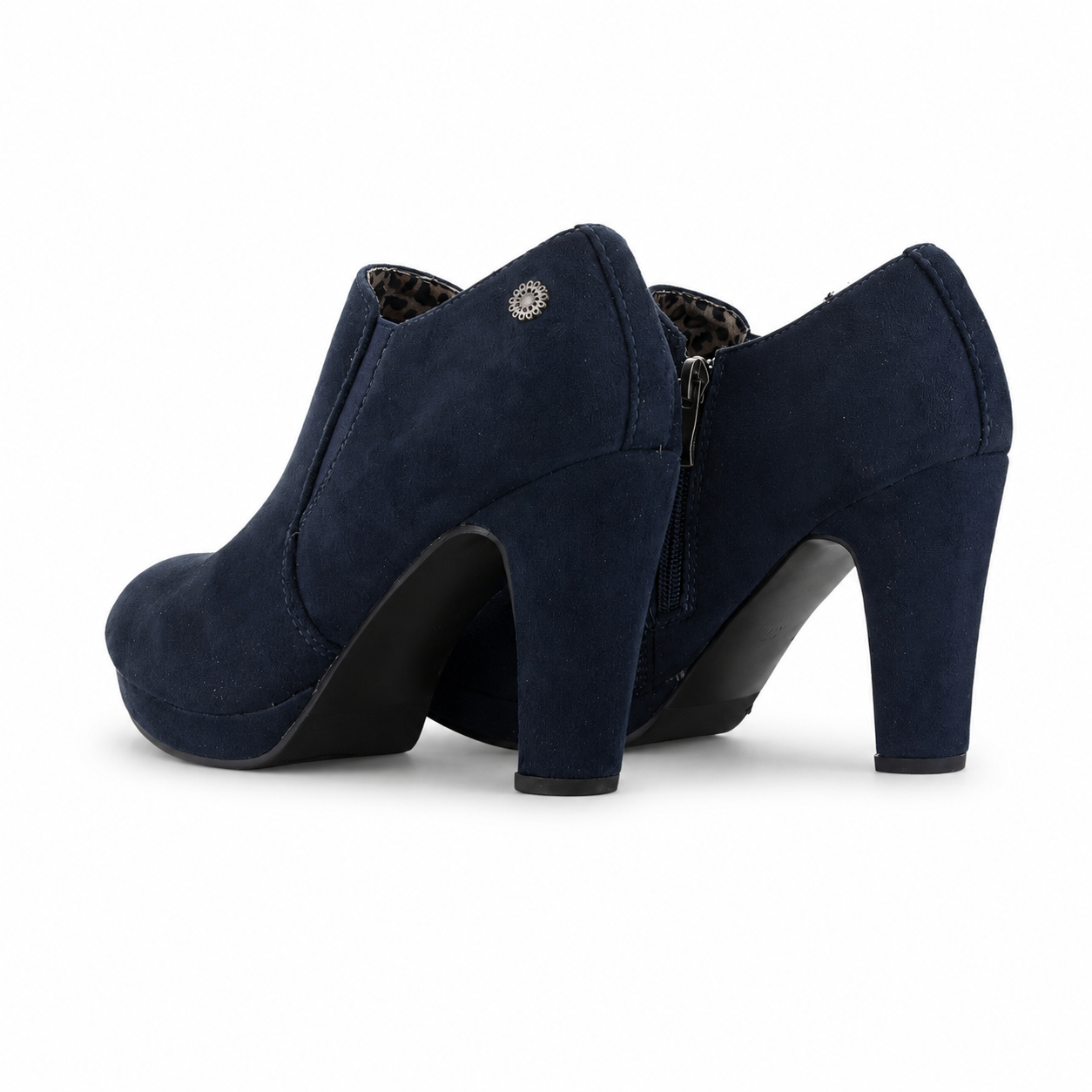 Zapato Azul Marino Mujer Casual Chalada Plataform-5