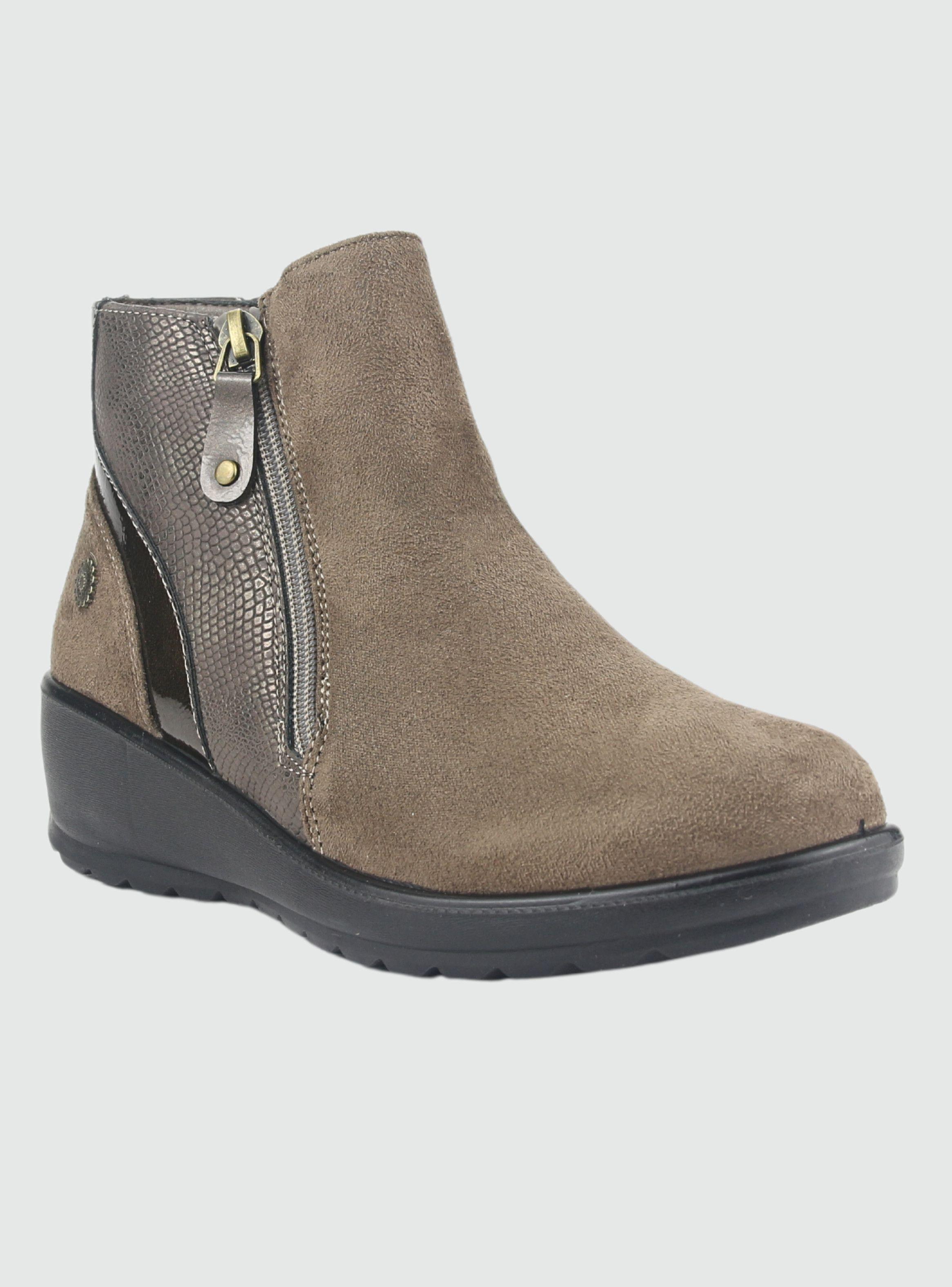 Botin Chalada Mujer Confort-5 Taupe Casual-2