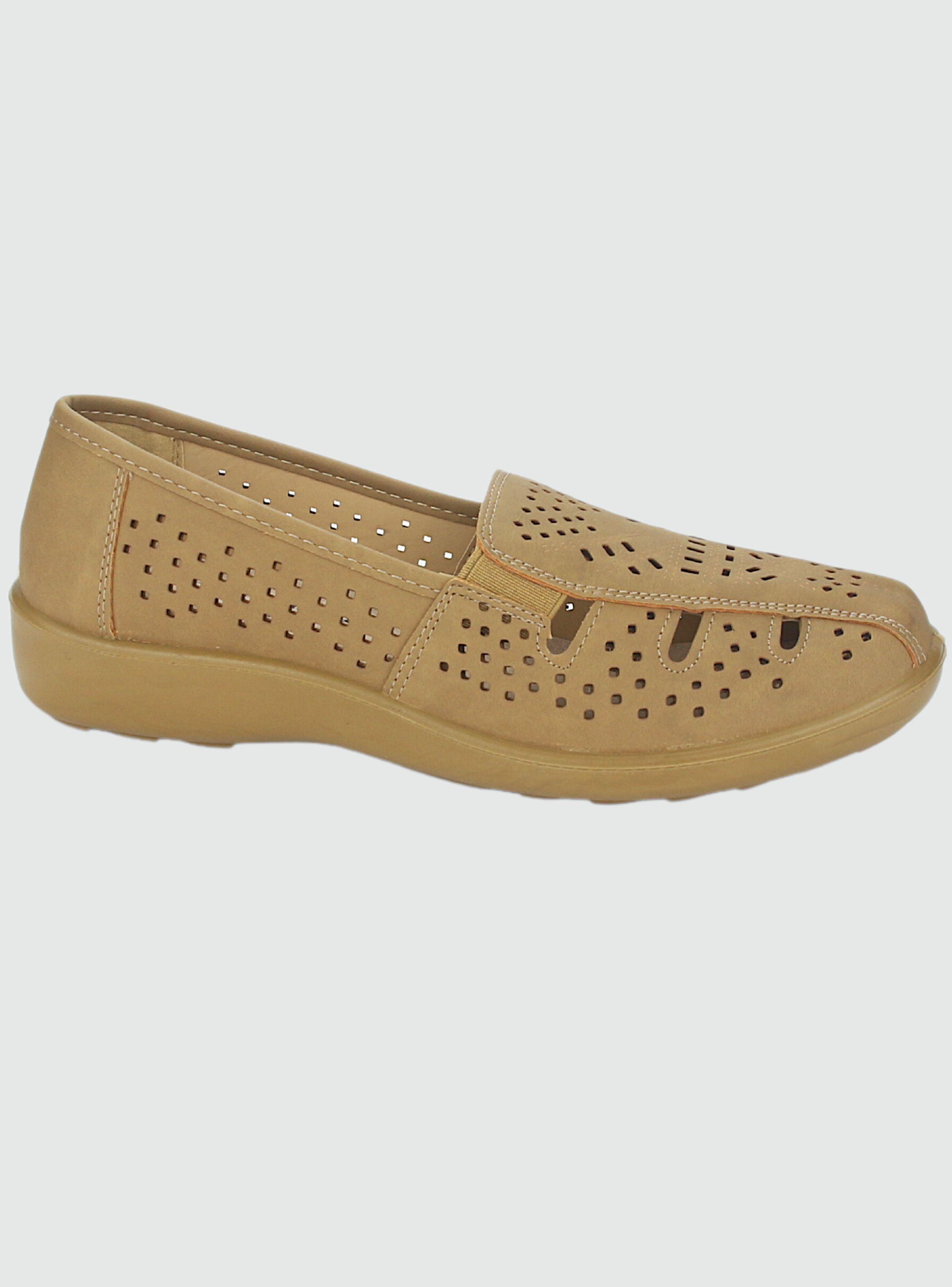 Zapato Chalada Mujer Deco-1 Camel Comfort-0