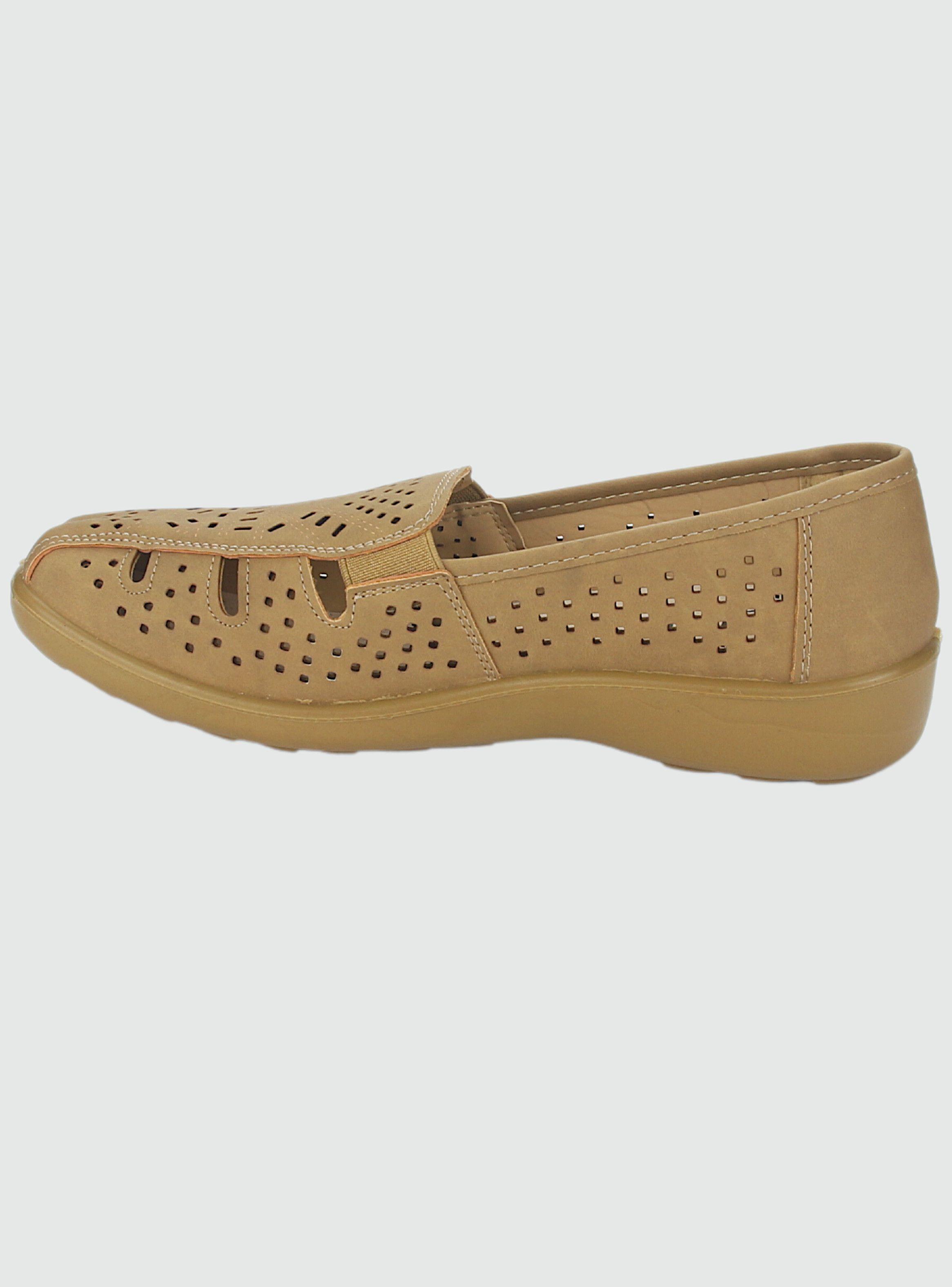 Zapato Chalada Mujer Deco-1 Camel Comfort-1
