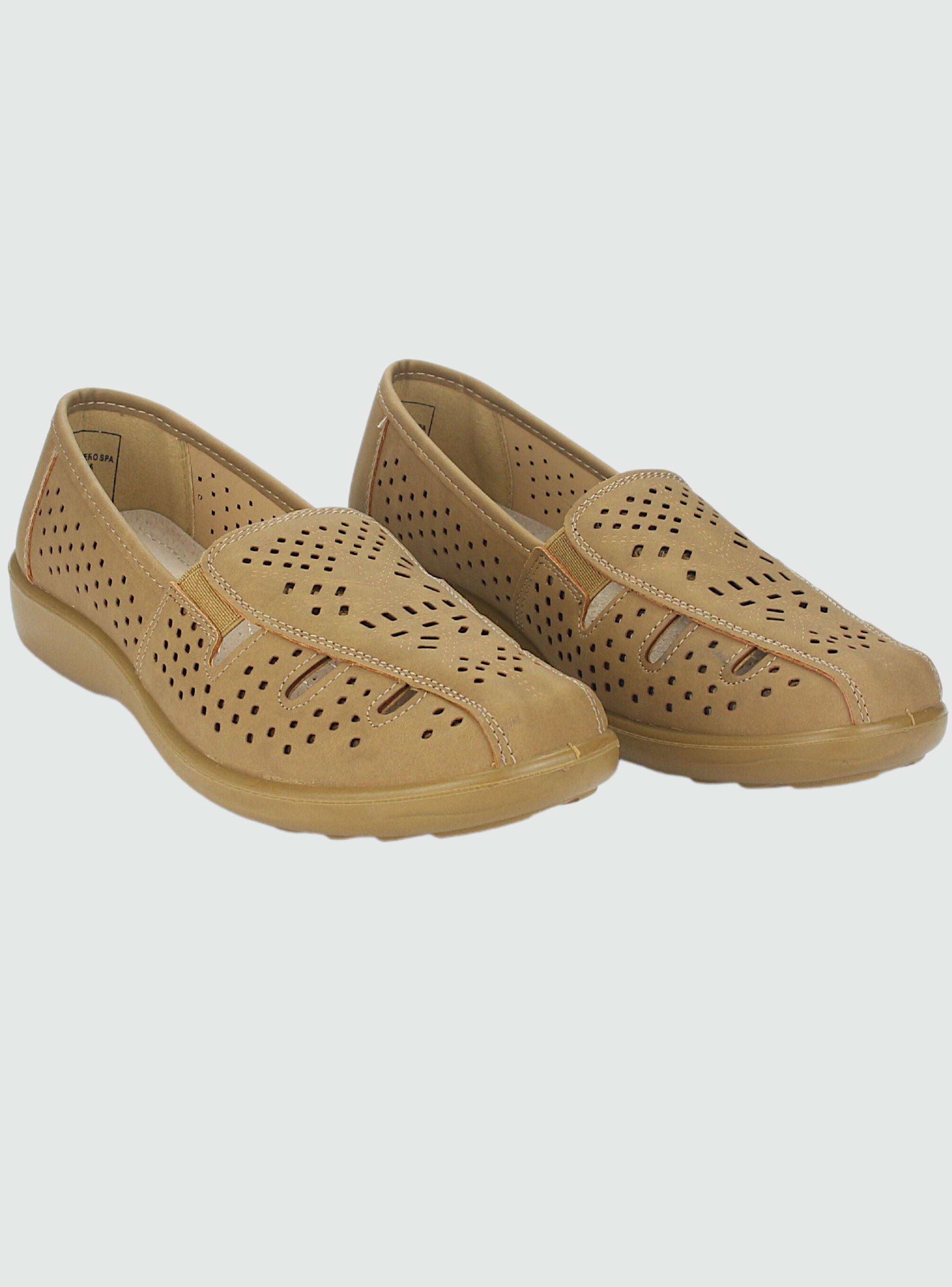 Zapato Chalada Mujer Deco-1 Camel Comfort-4