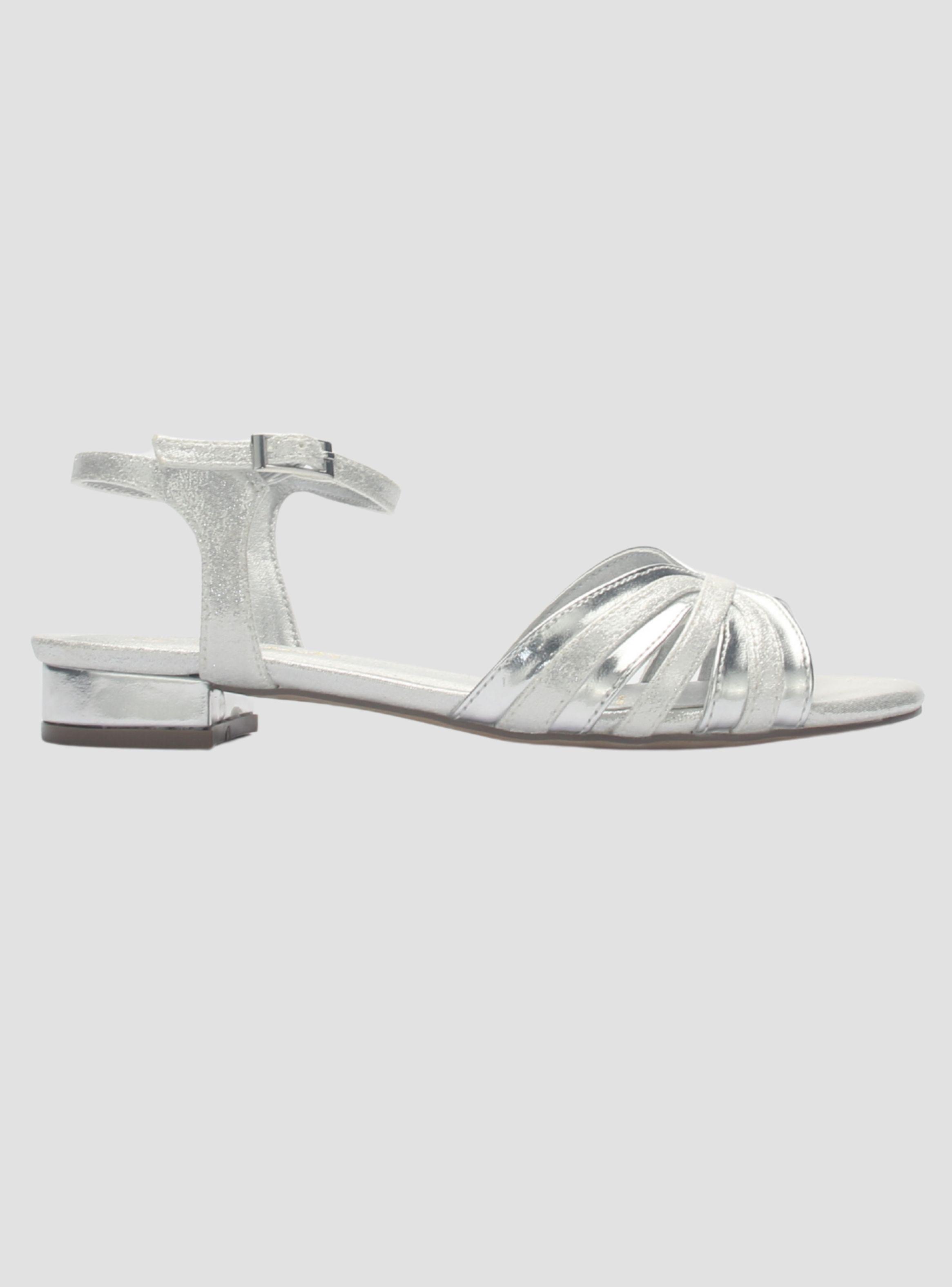 Sandalia Mujer  Chalada Fadialow20 Plateado Casual-0