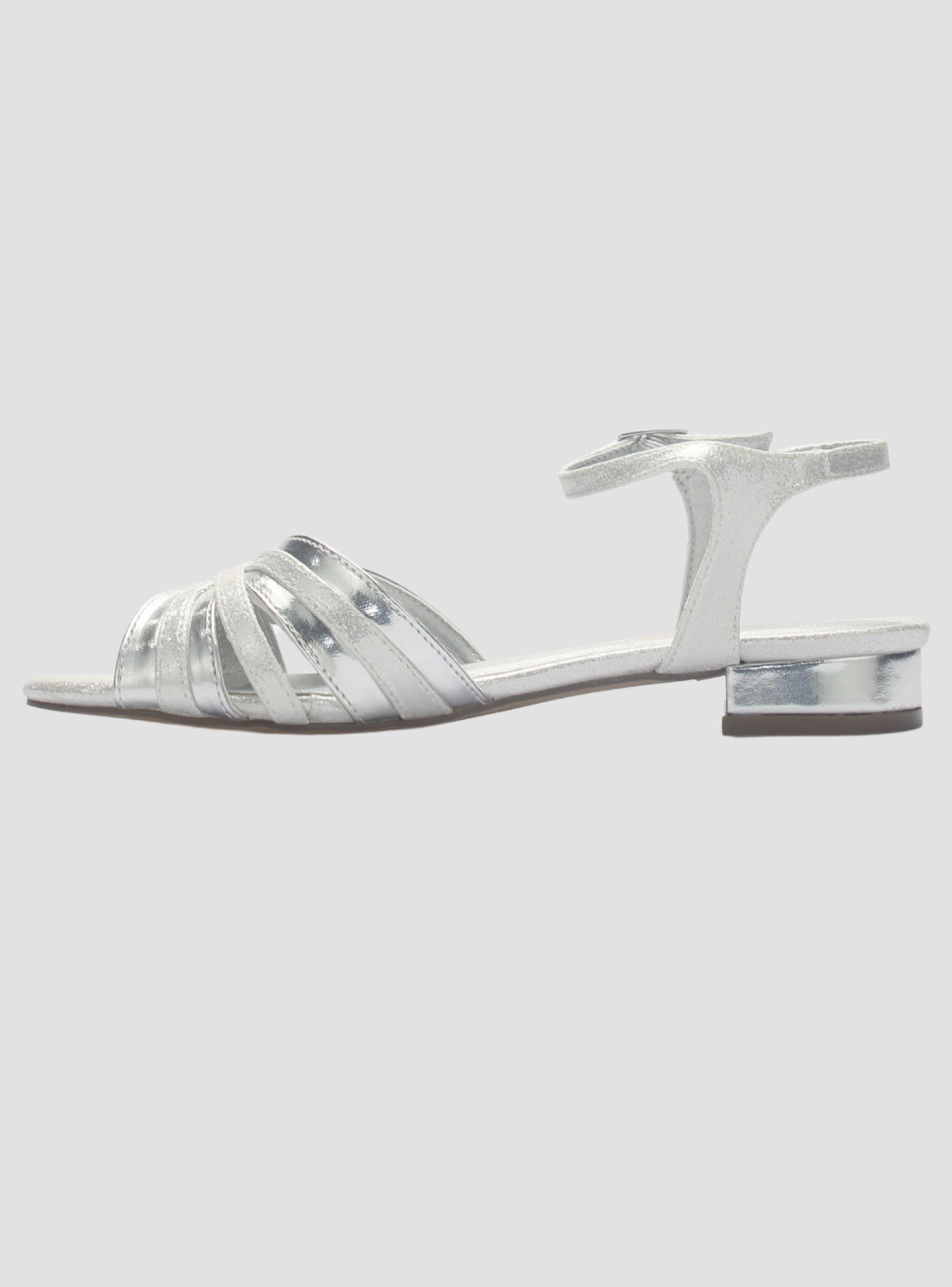 Sandalia Mujer  Chalada Fadialow20 Plateado Casual-1