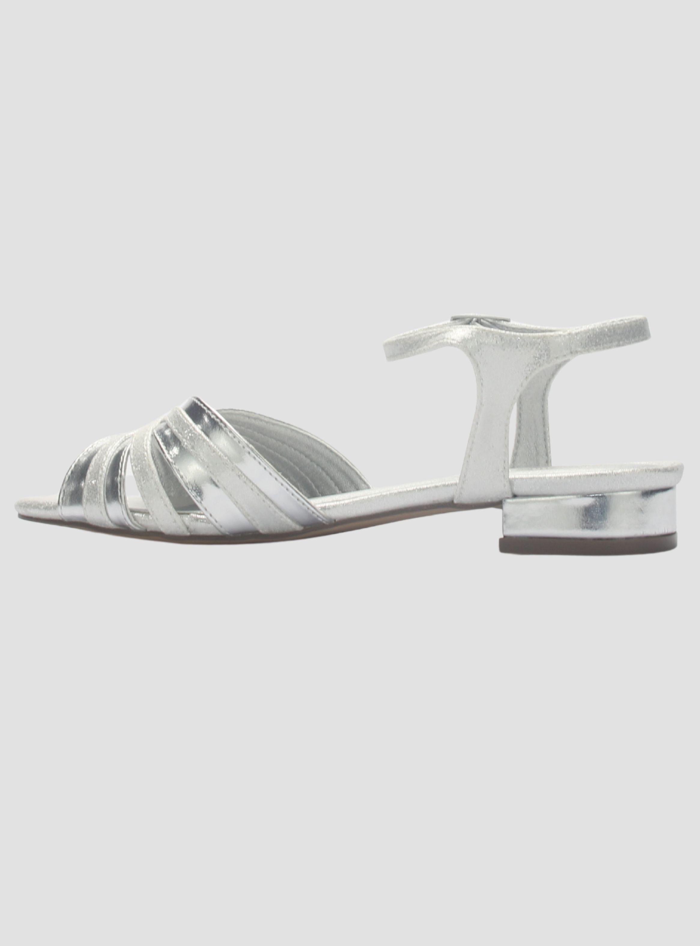 Sandalia Mujer  Chalada Fadialow20 Plateado Casual-3