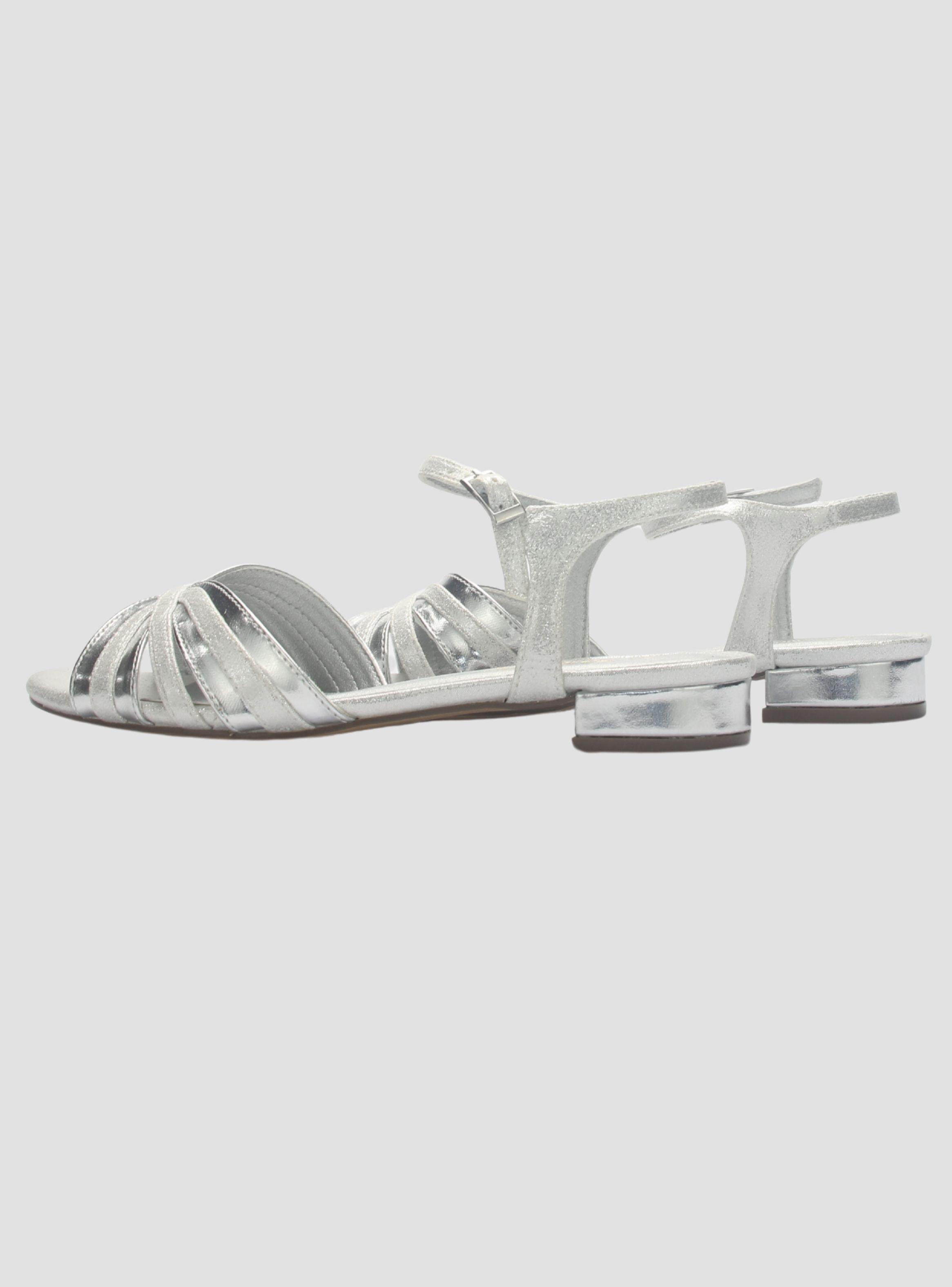 Sandalia Mujer  Chalada Fadialow20 Plateado Casual-5