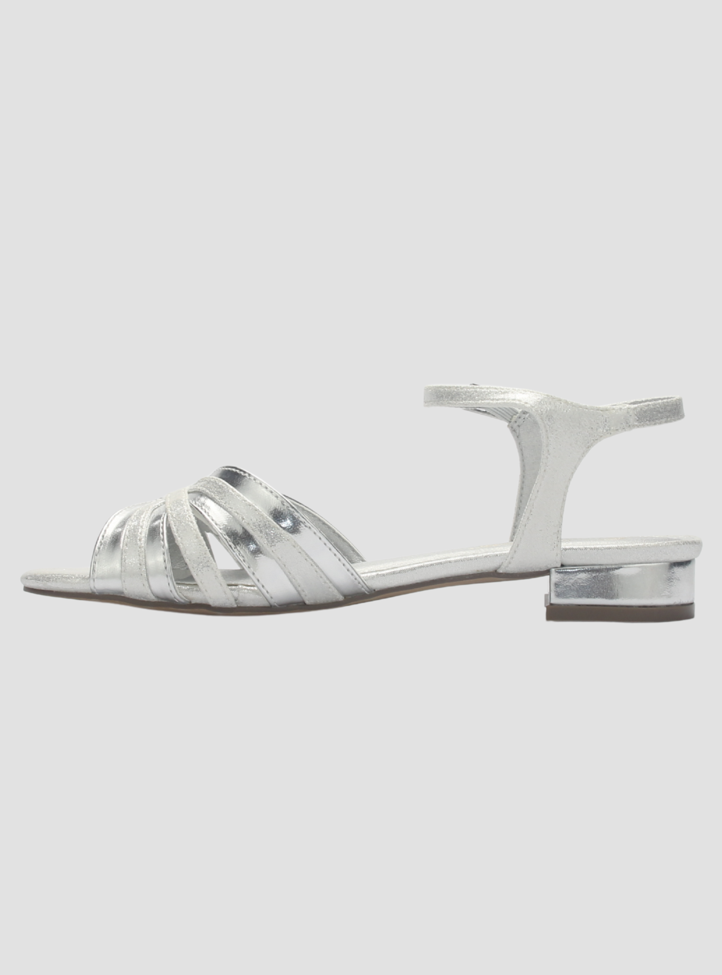 Sandalia Mujer  Chalada Fadialow20 Plateado Casual-1