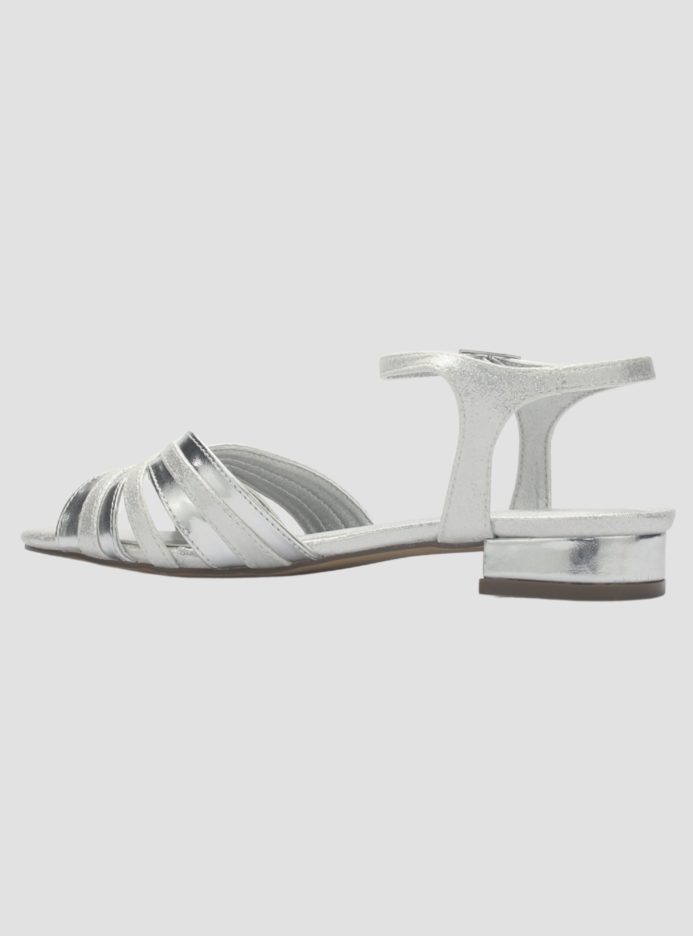 Sandalia Mujer  Chalada Fadialow20 Plateado Casual-3