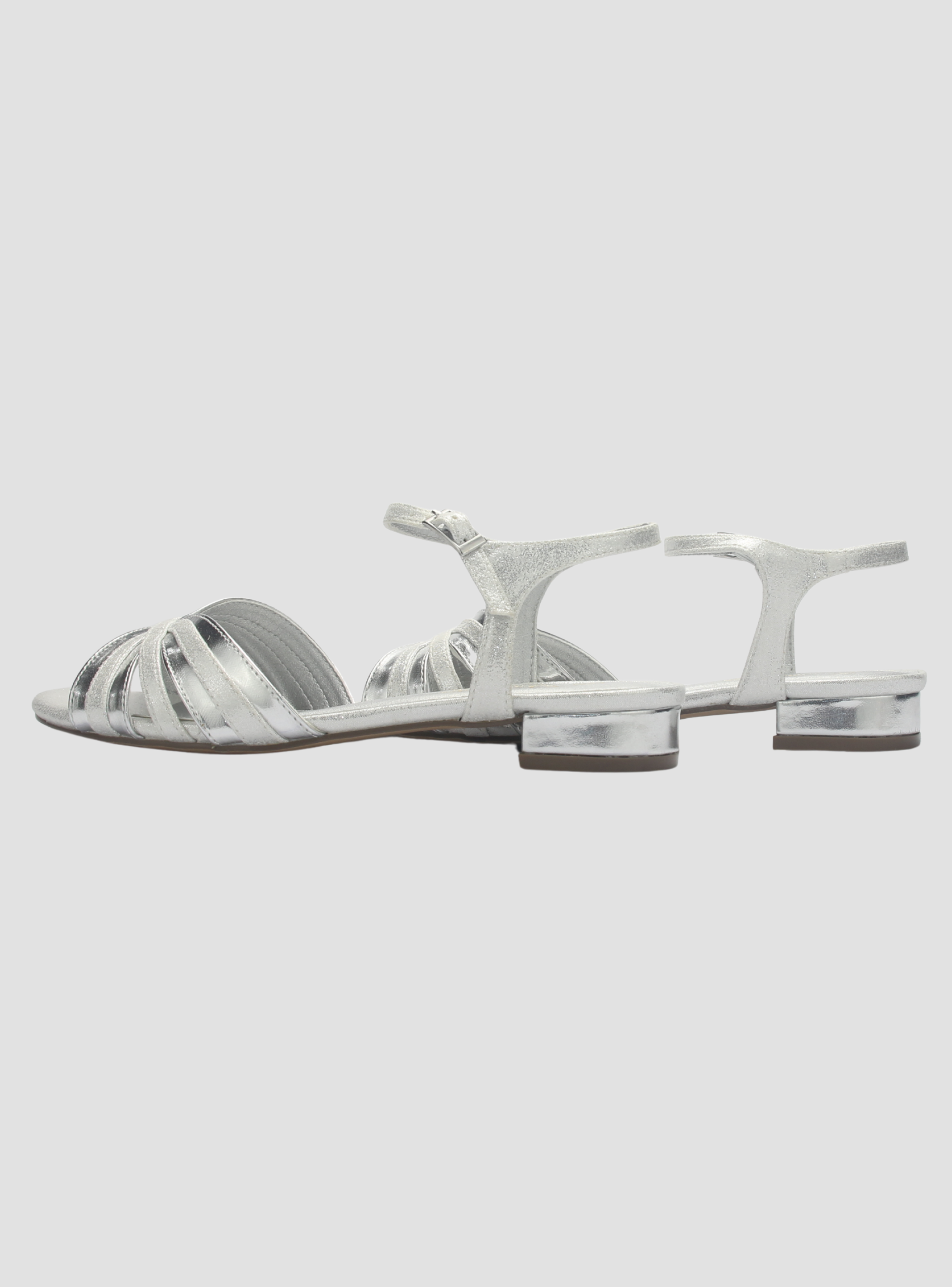 Sandalia Mujer  Chalada Fadialow20 Plateado Casual-7