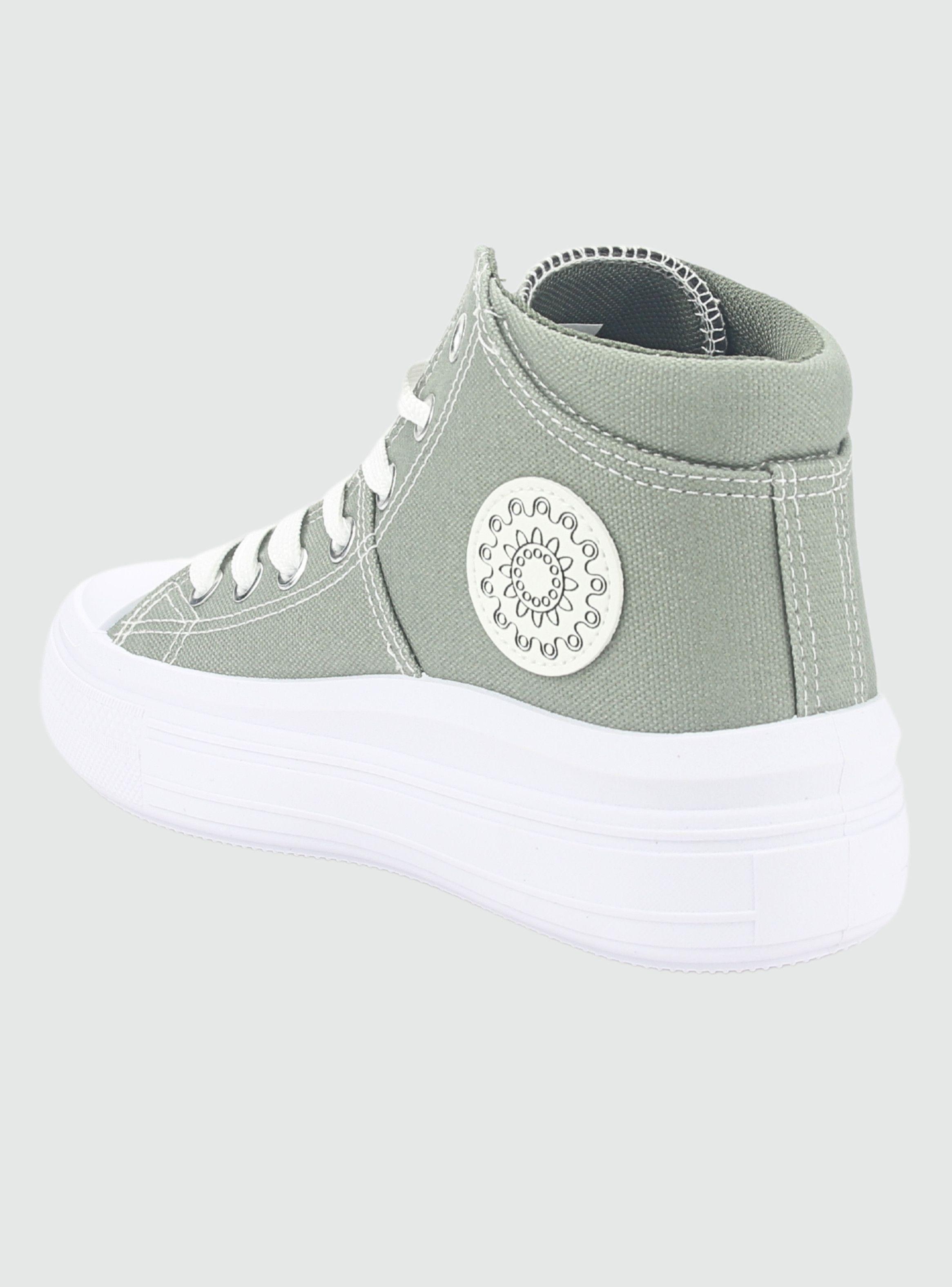Zapatilla Chalada Mujer Clu-15 Oliva Urbano-3