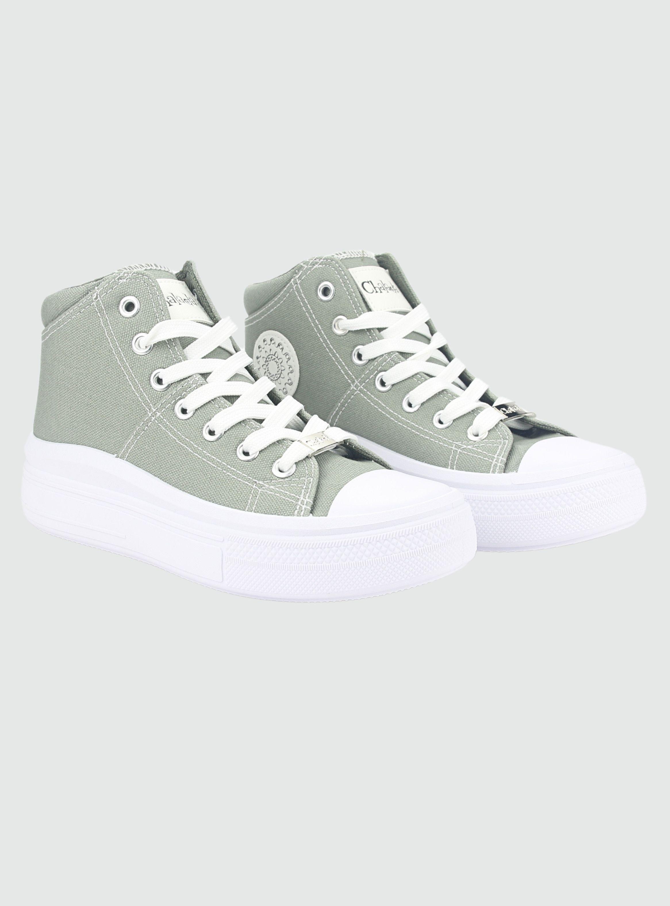 Zapatilla Chalada Mujer Clu-15 Oliva Urbano-4