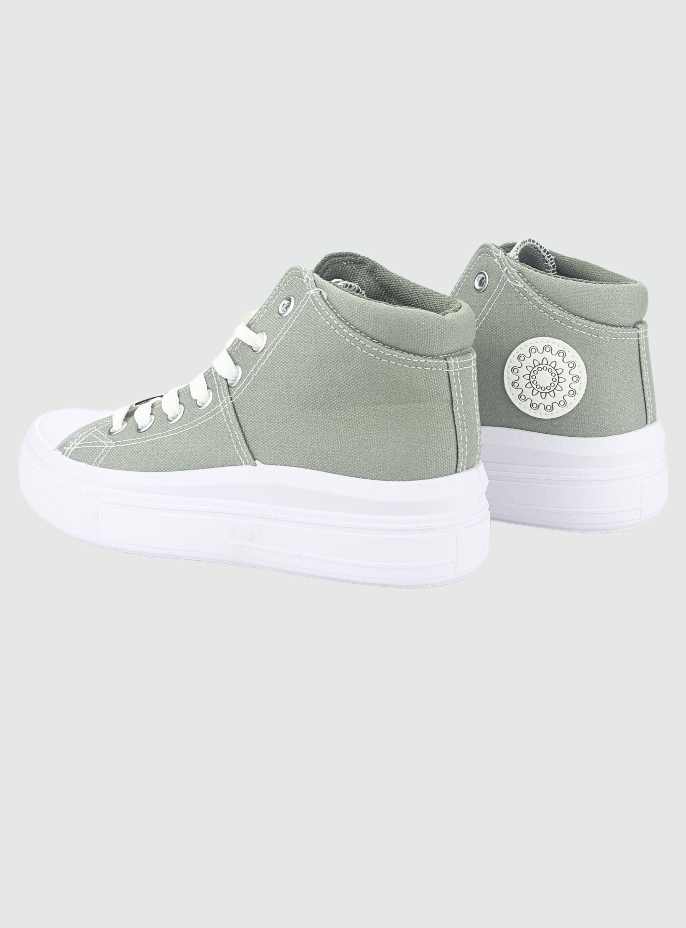 Zapatilla Chalada Mujer Clu-15 Oliva Urbano-5