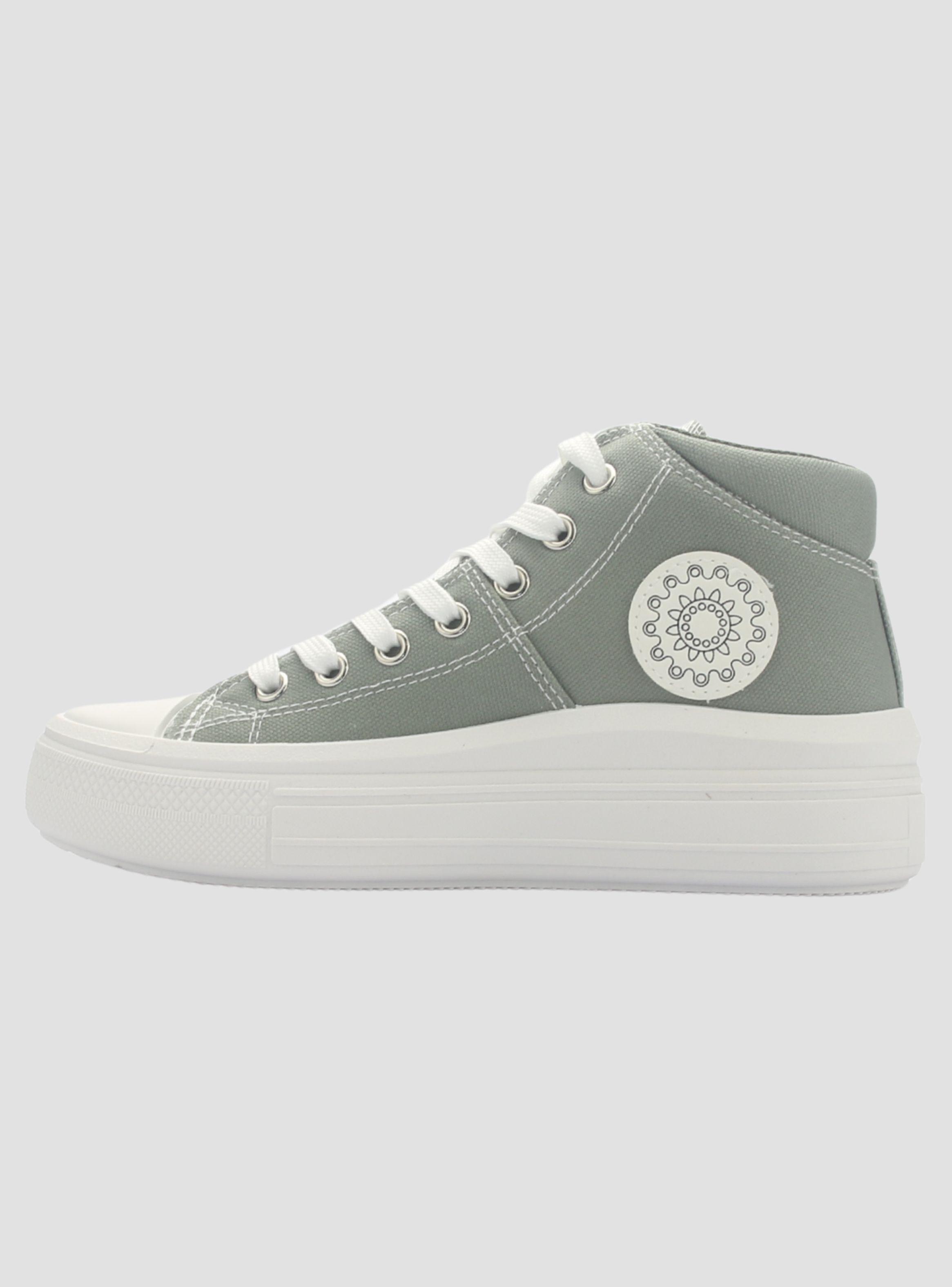 Zapatilla Chalada Mujer Clu-15 Oliva Urbano-1