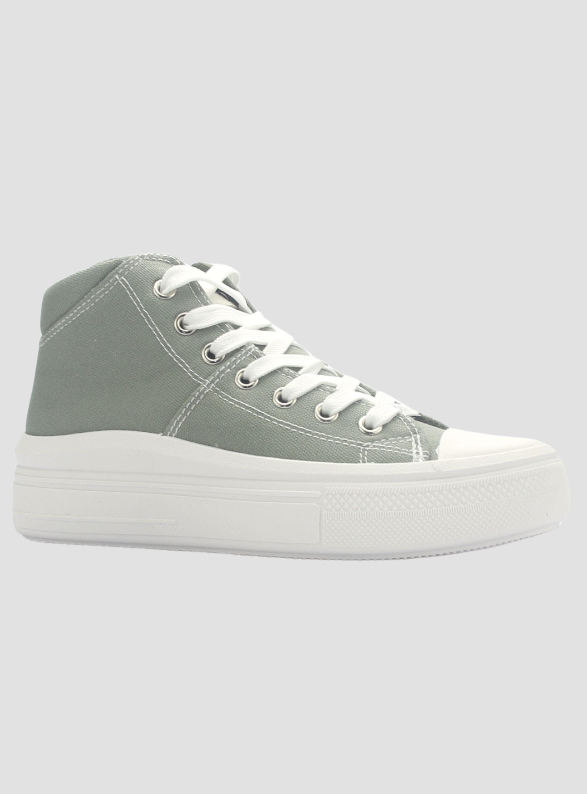 Zapatilla Chalada Mujer Clu-15 Oliva Urbano-2