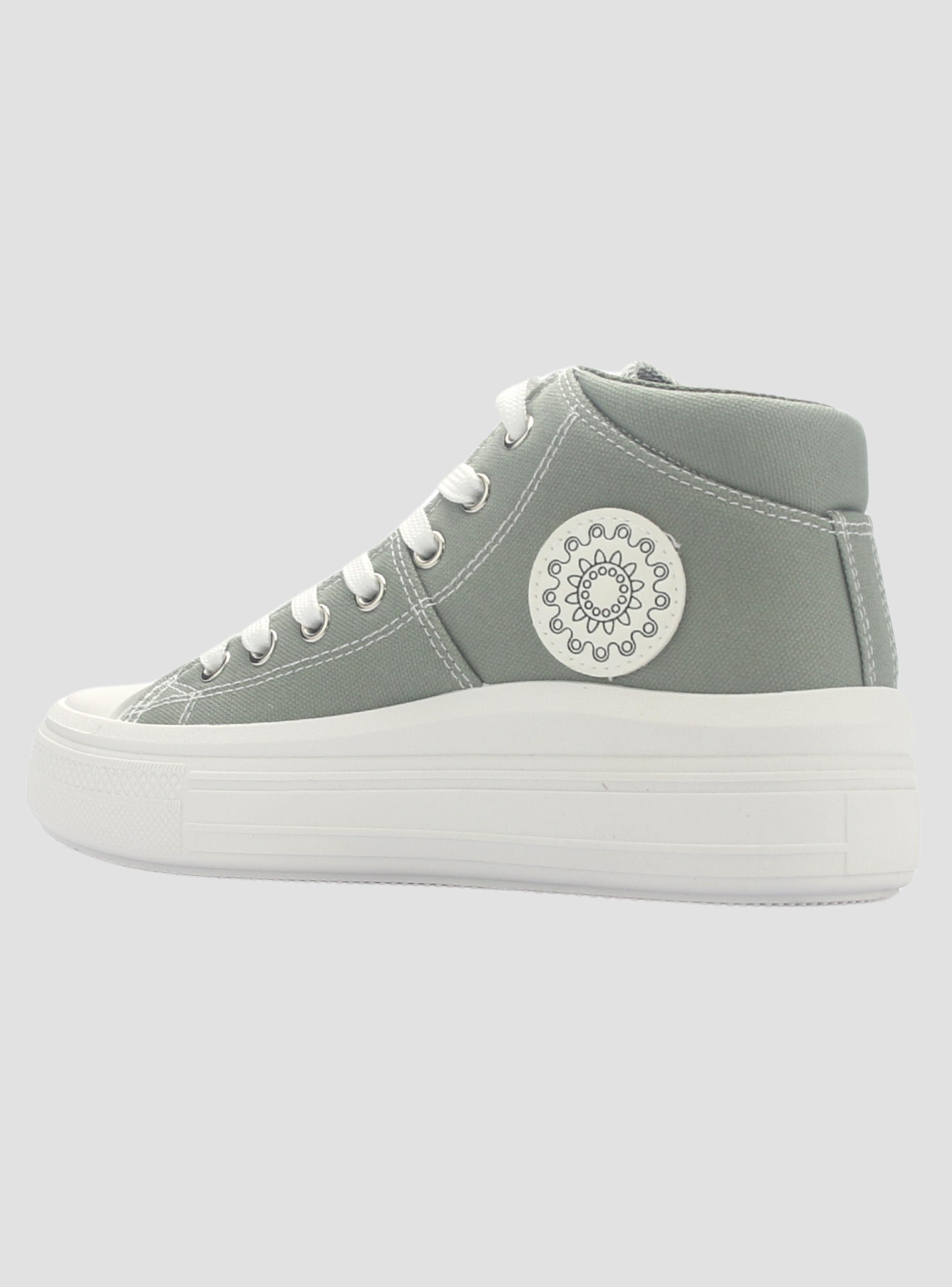 Zapatilla Chalada Mujer Clu-15 Oliva Urbano-3