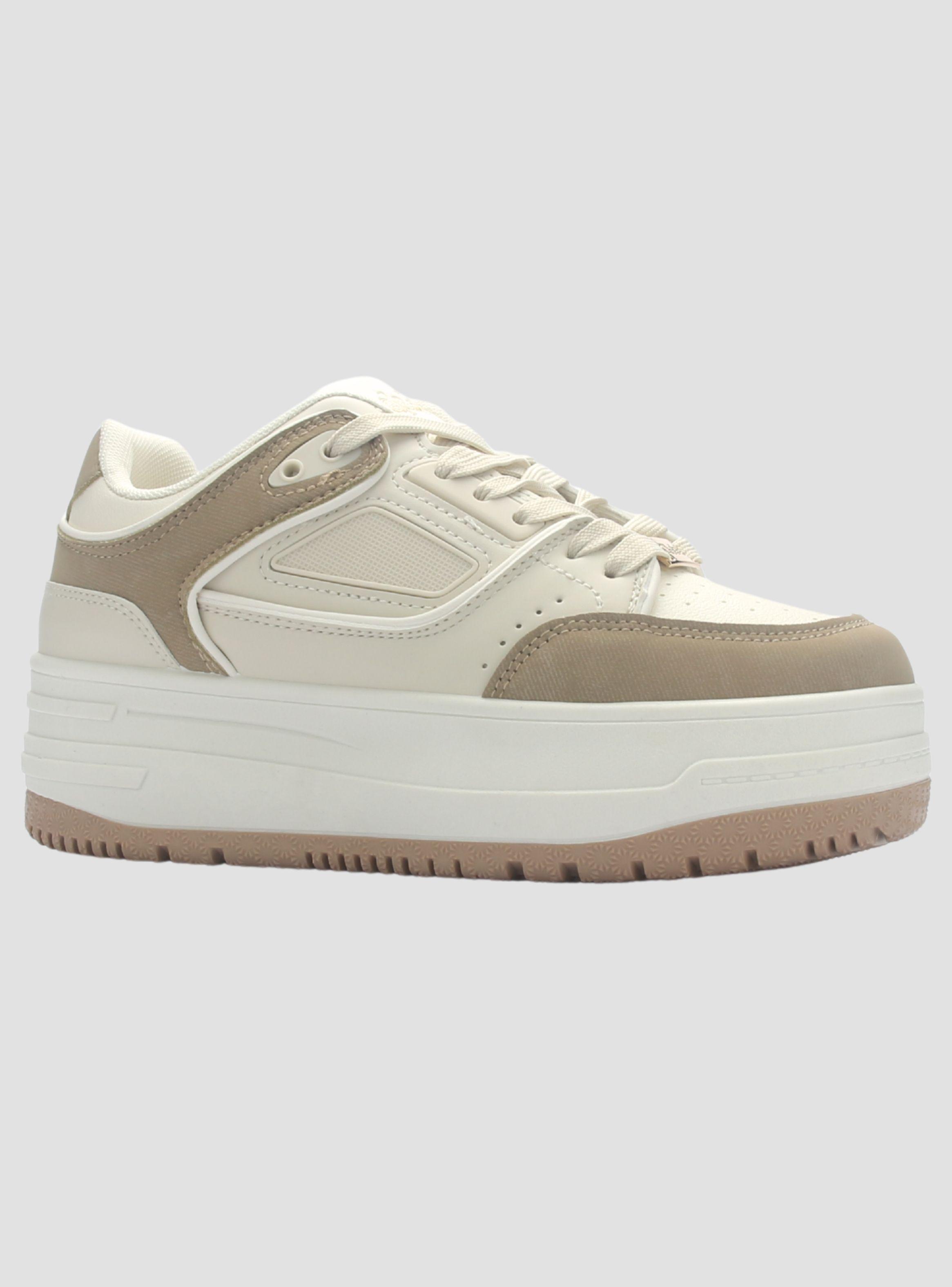Zapatilla Mujer Chalada Mitsu-4 Beige Urbano-2