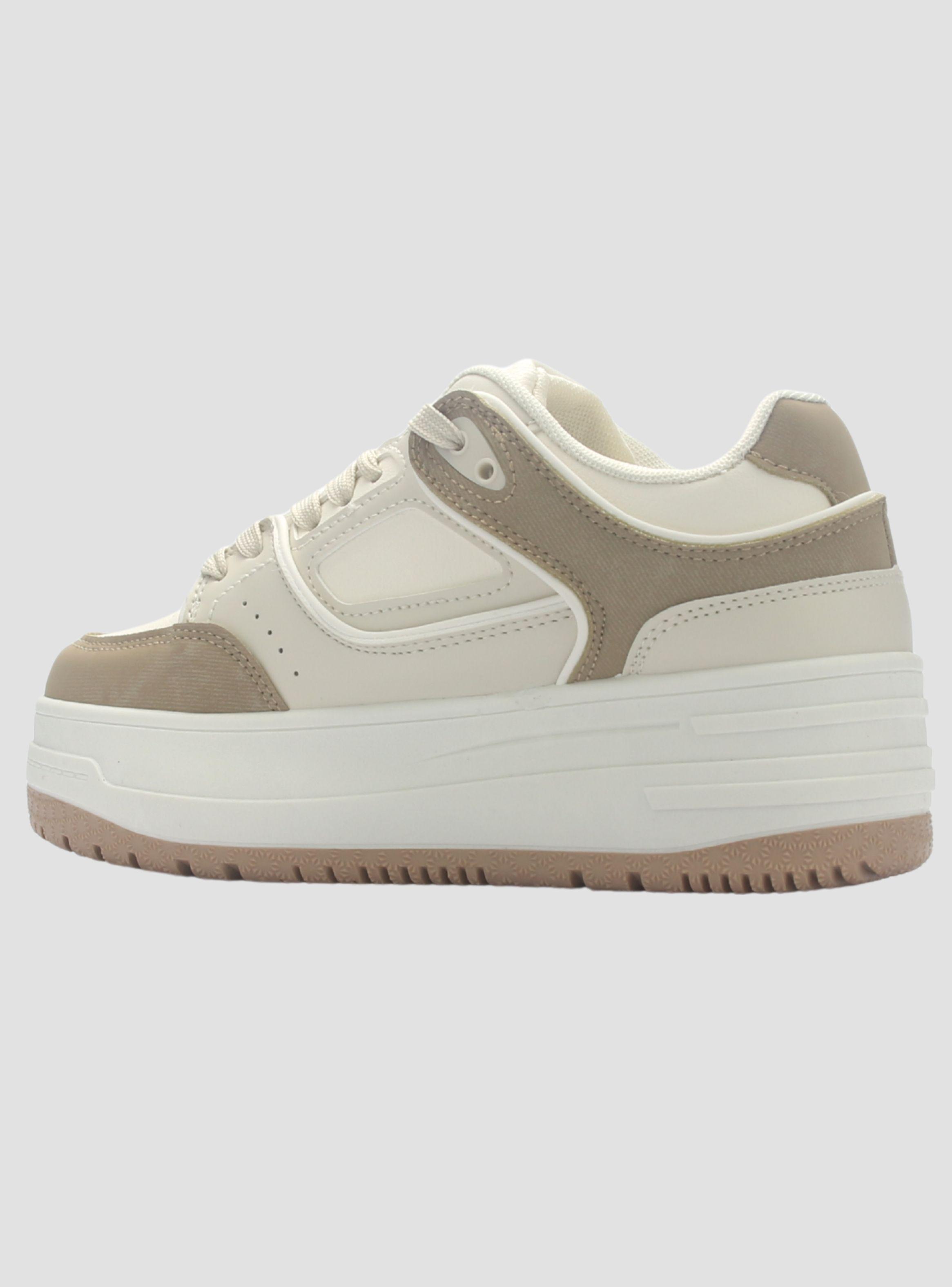 Zapatilla Mujer Chalada Mitsu-4 Beige Urbano-3