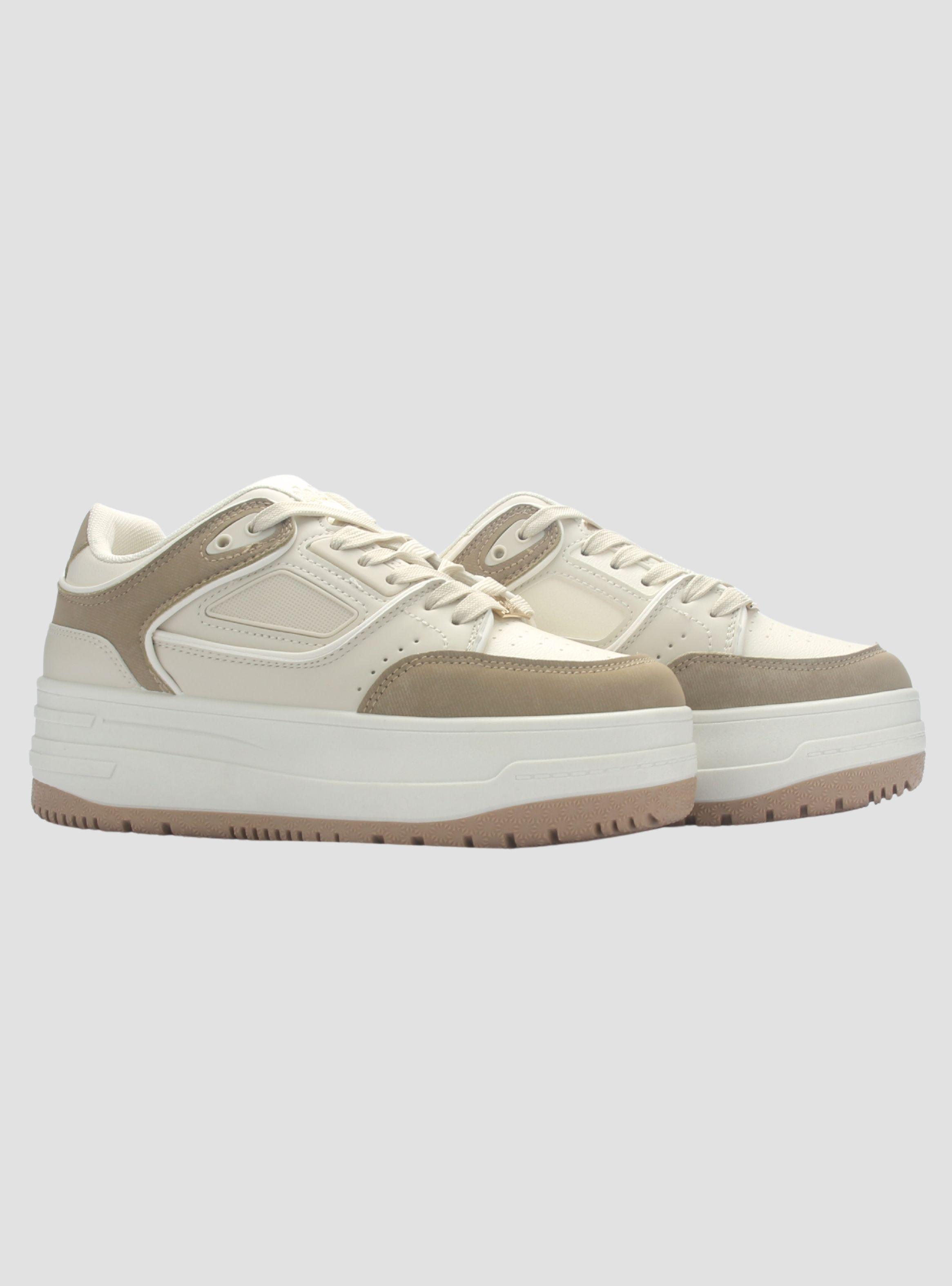 Zapatilla Mujer Chalada Mitsu-4 Beige Urbano-4