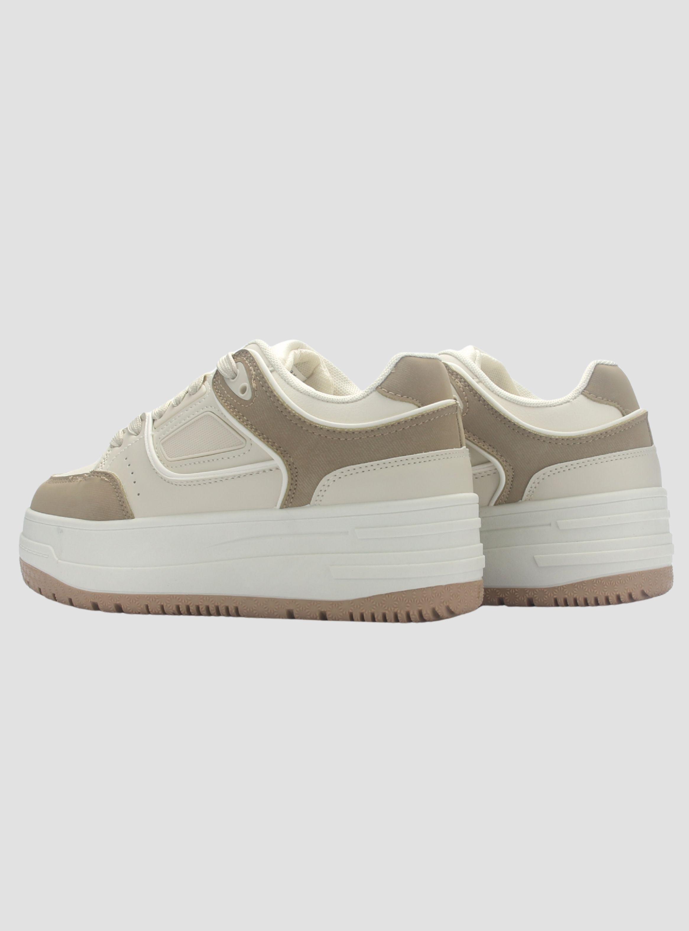 Zapatilla Mujer Chalada Mitsu-4 Beige Urbano-5