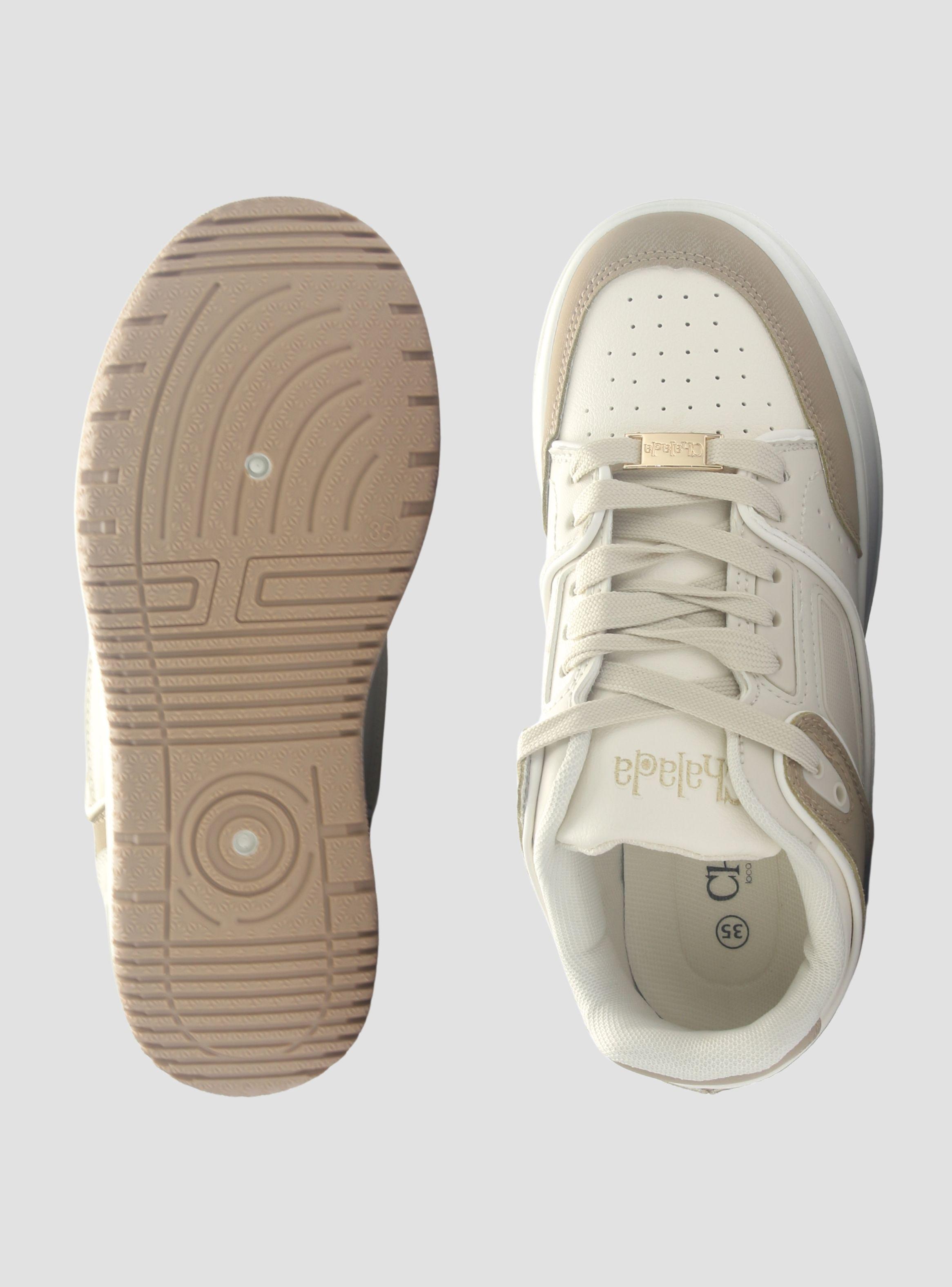 Zapatilla Mujer Chalada Mitsu-4 Beige Urbano-6