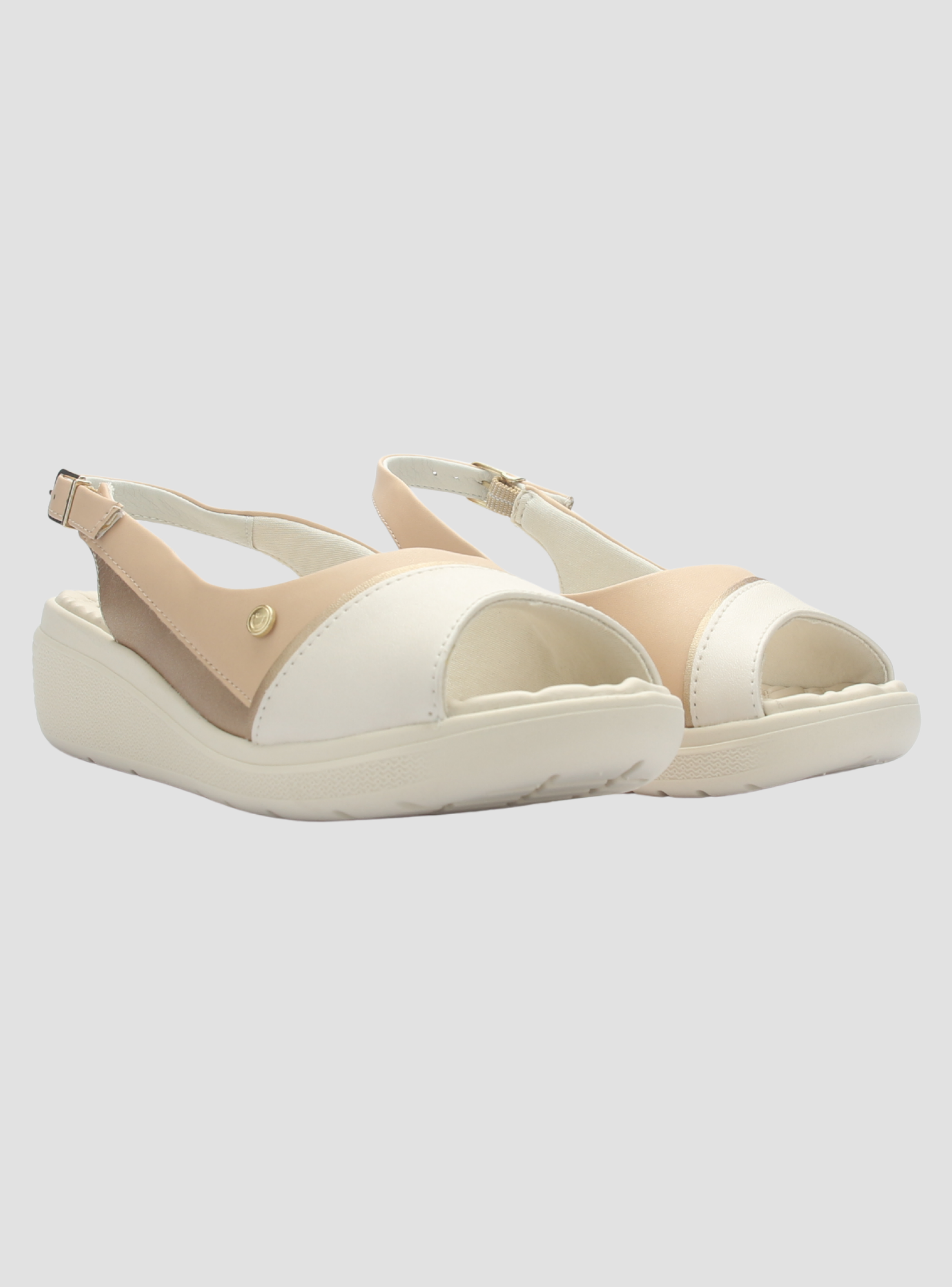 Sandalia Mujer Beige Comfortflex 2586405 Casual-5