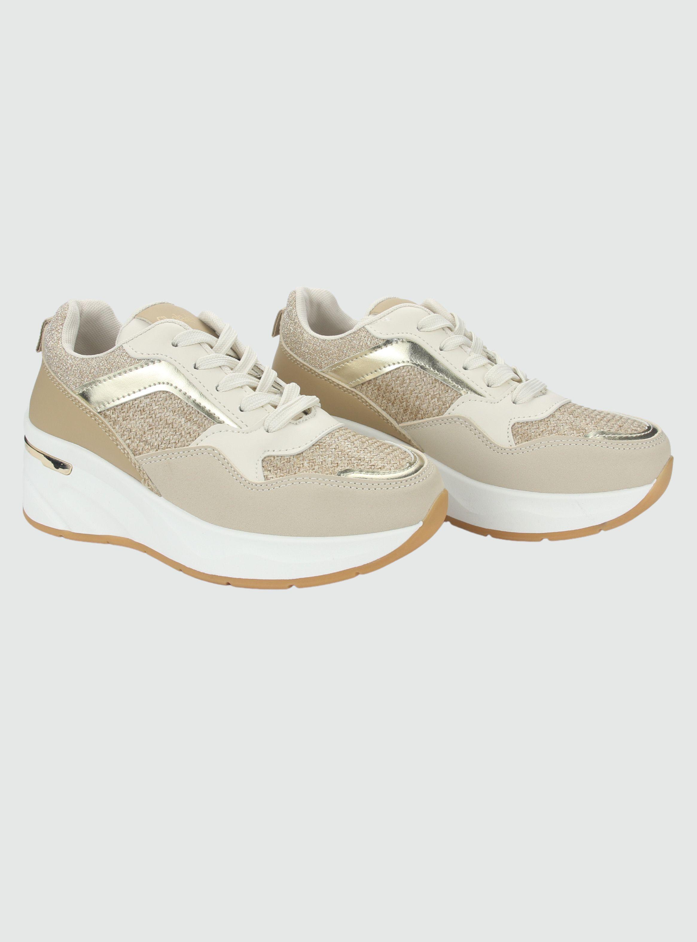 Zapatilla Chalada Mujer Juna-1 Beige Casual-4