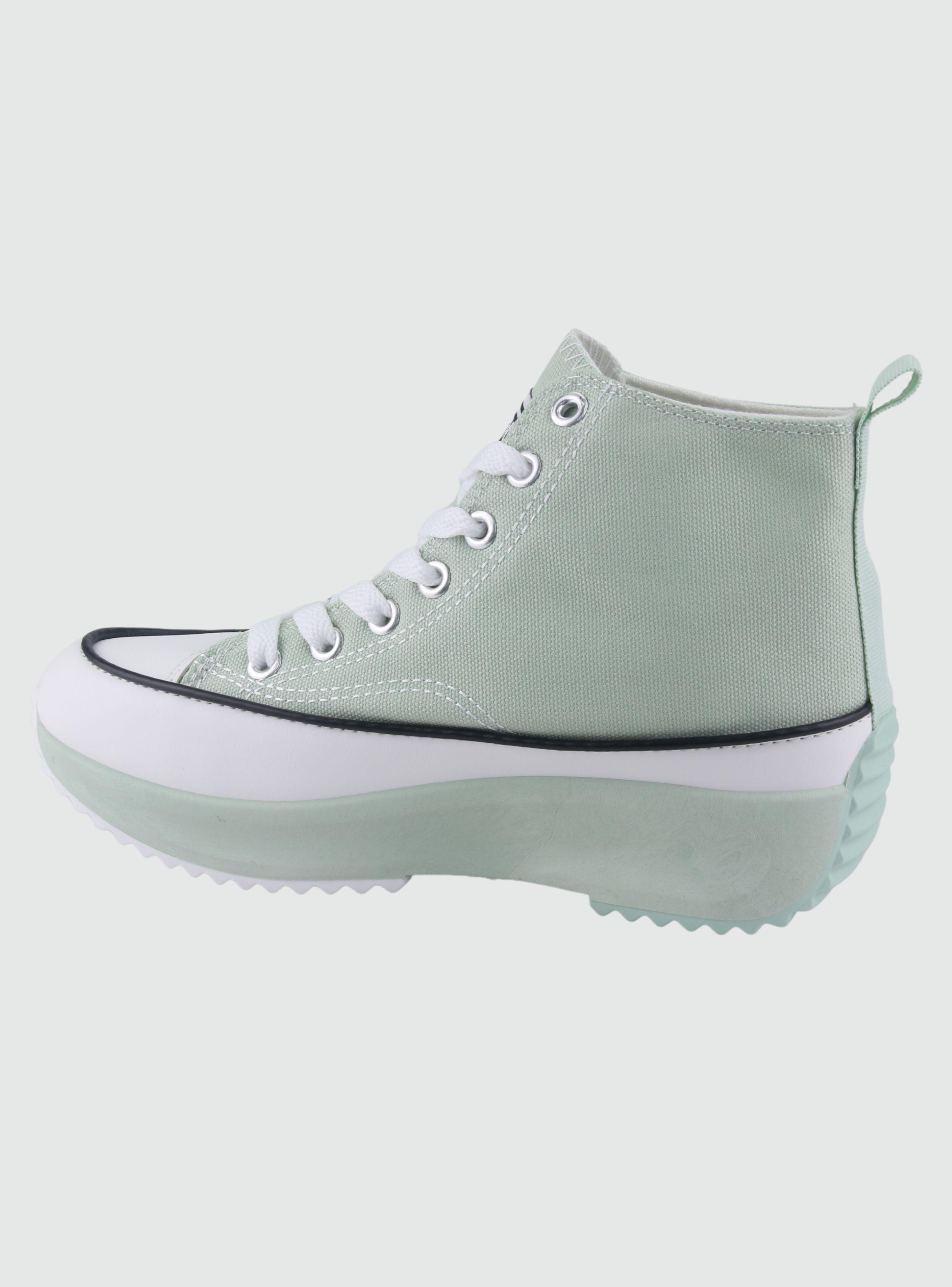 Zapatilla Chalada Mujer Biggerh-1 Menta Plataforma-1