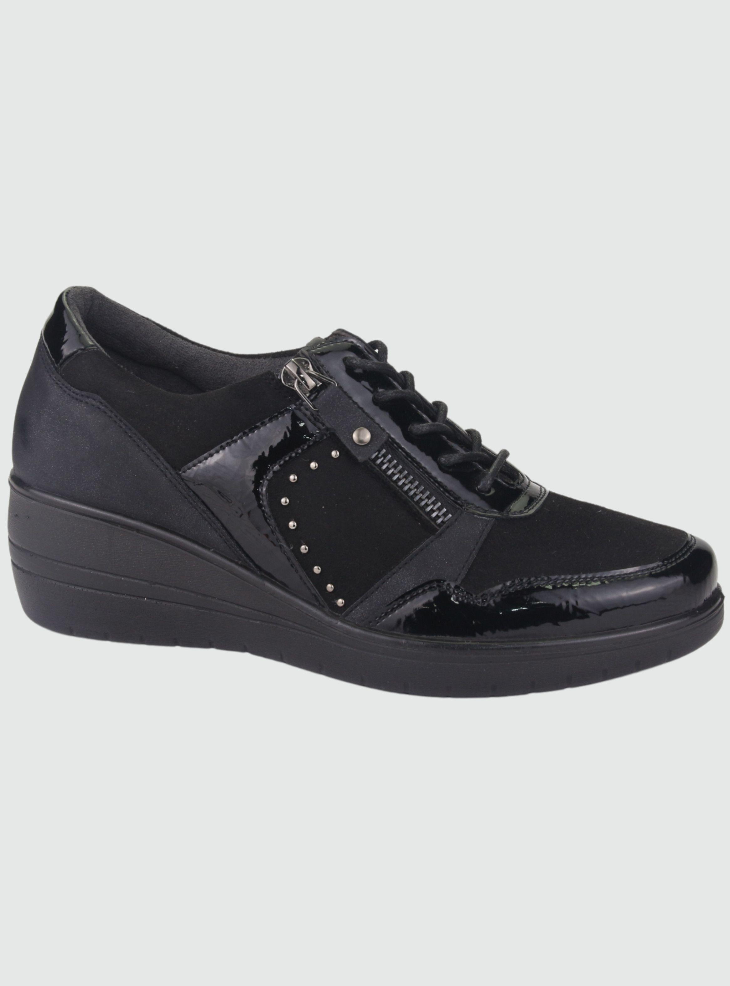Zapatilla Chalada Mujer Matter-10 Negro Urbano-0