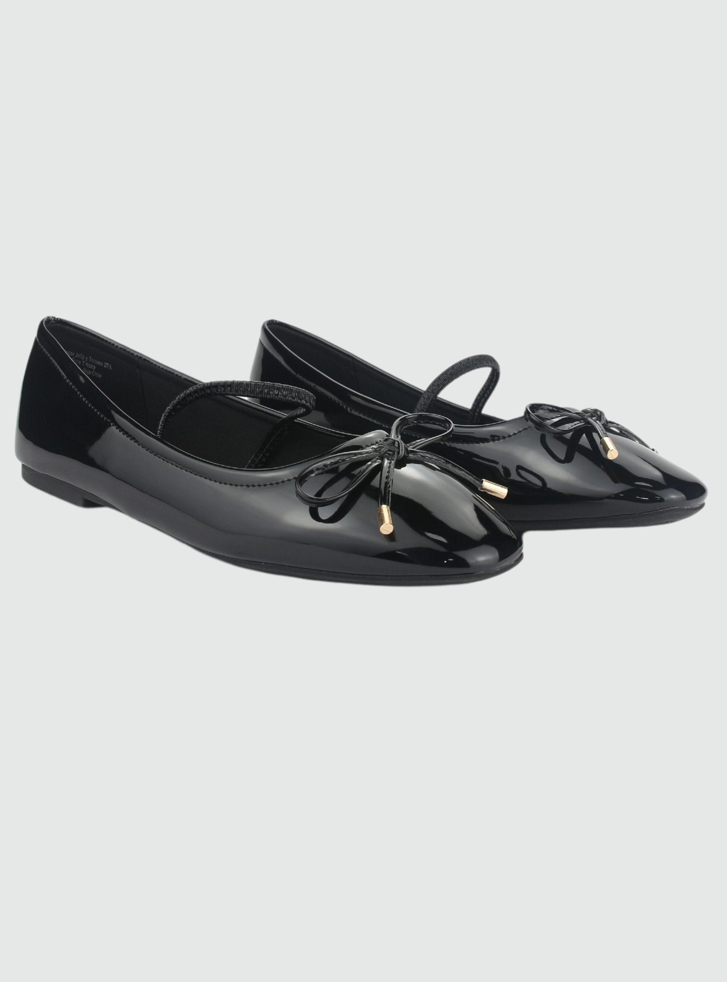 Zapato Chalada Mujer Miu-1 V Negro Negro Casual-4