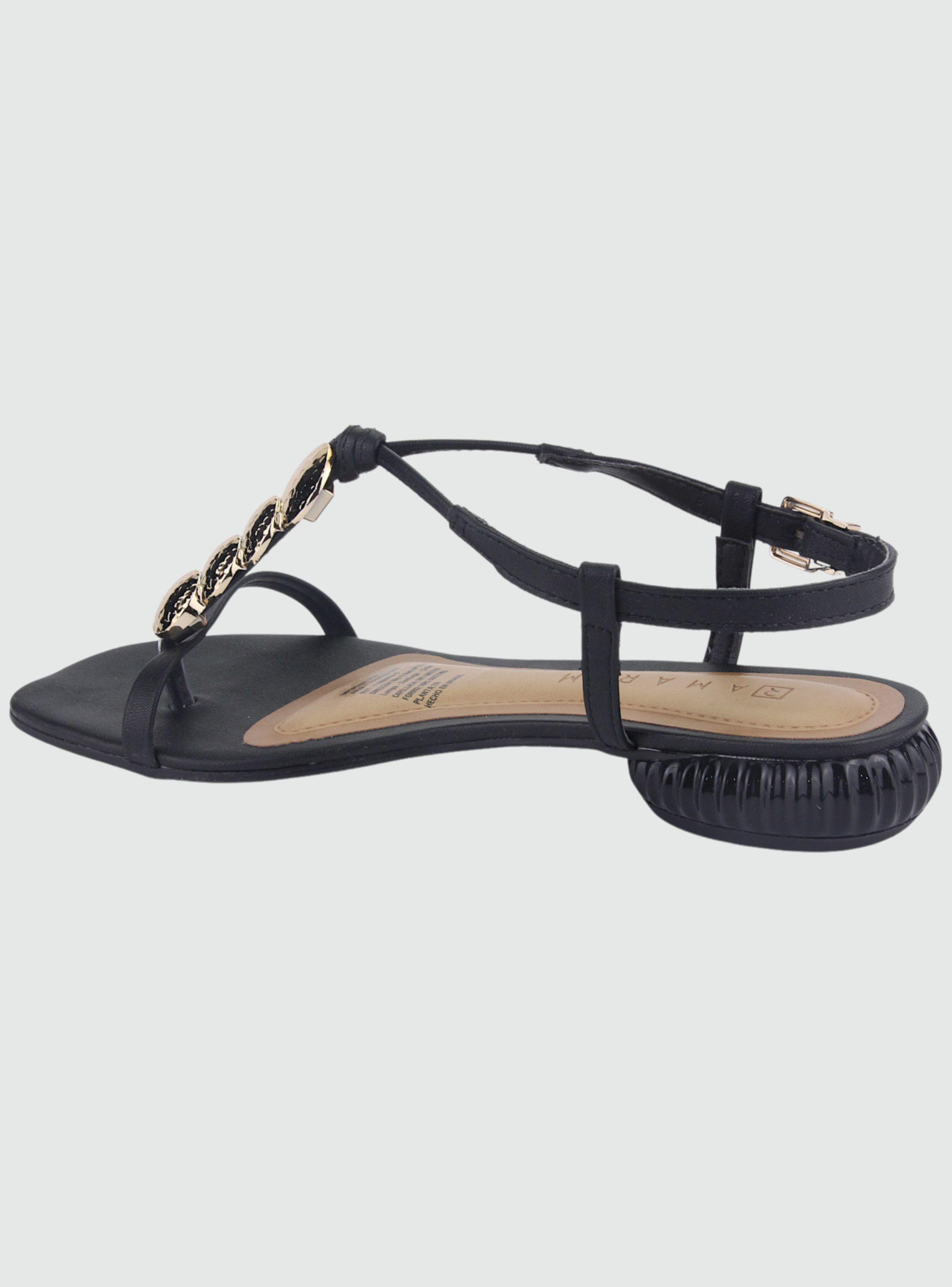 Sandalia Ramarim Mujer 213202 Negro Casual-1