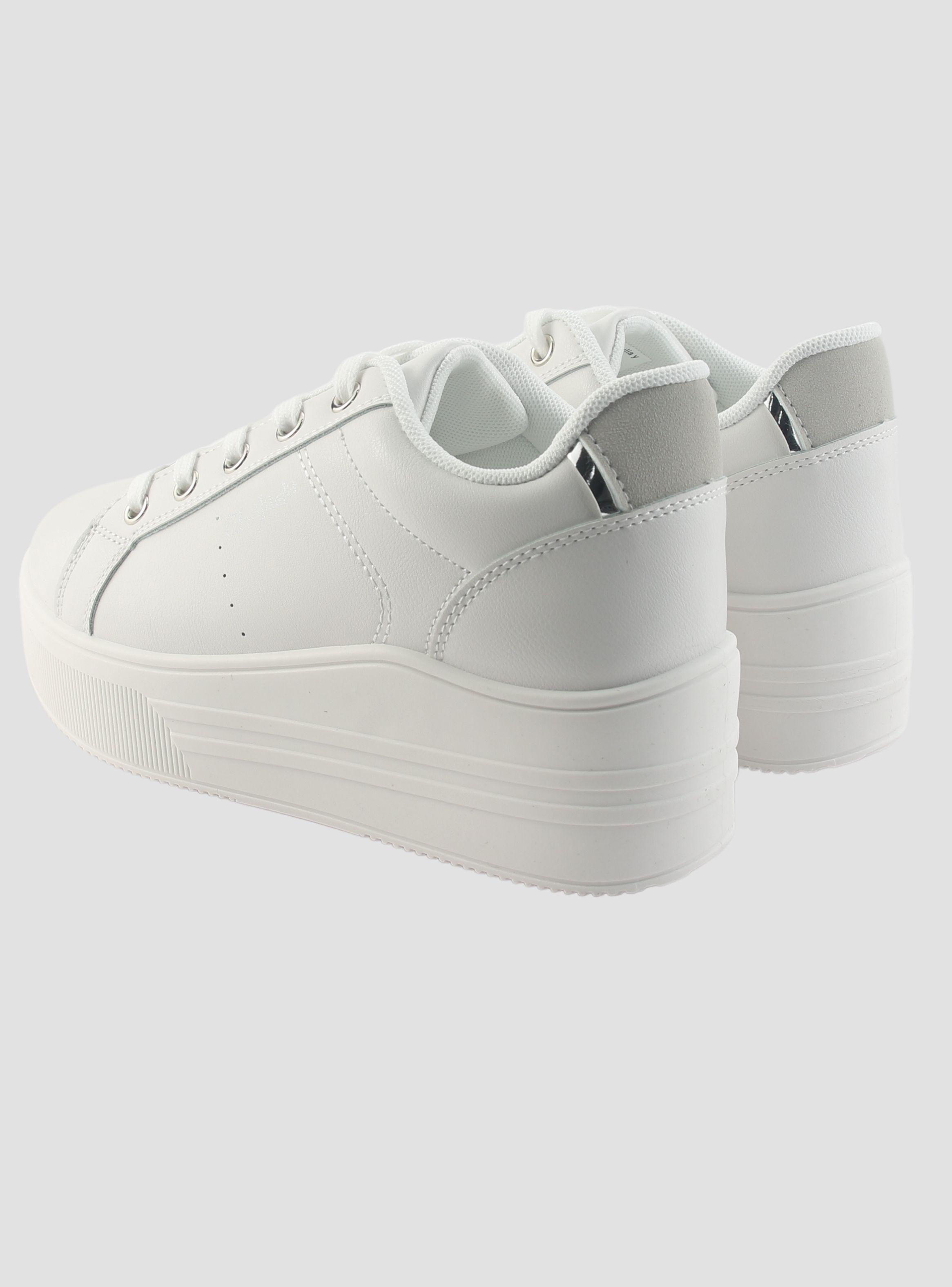 Zapatilla Chalada Mujer Memphi-2 Blanco Urbano-5