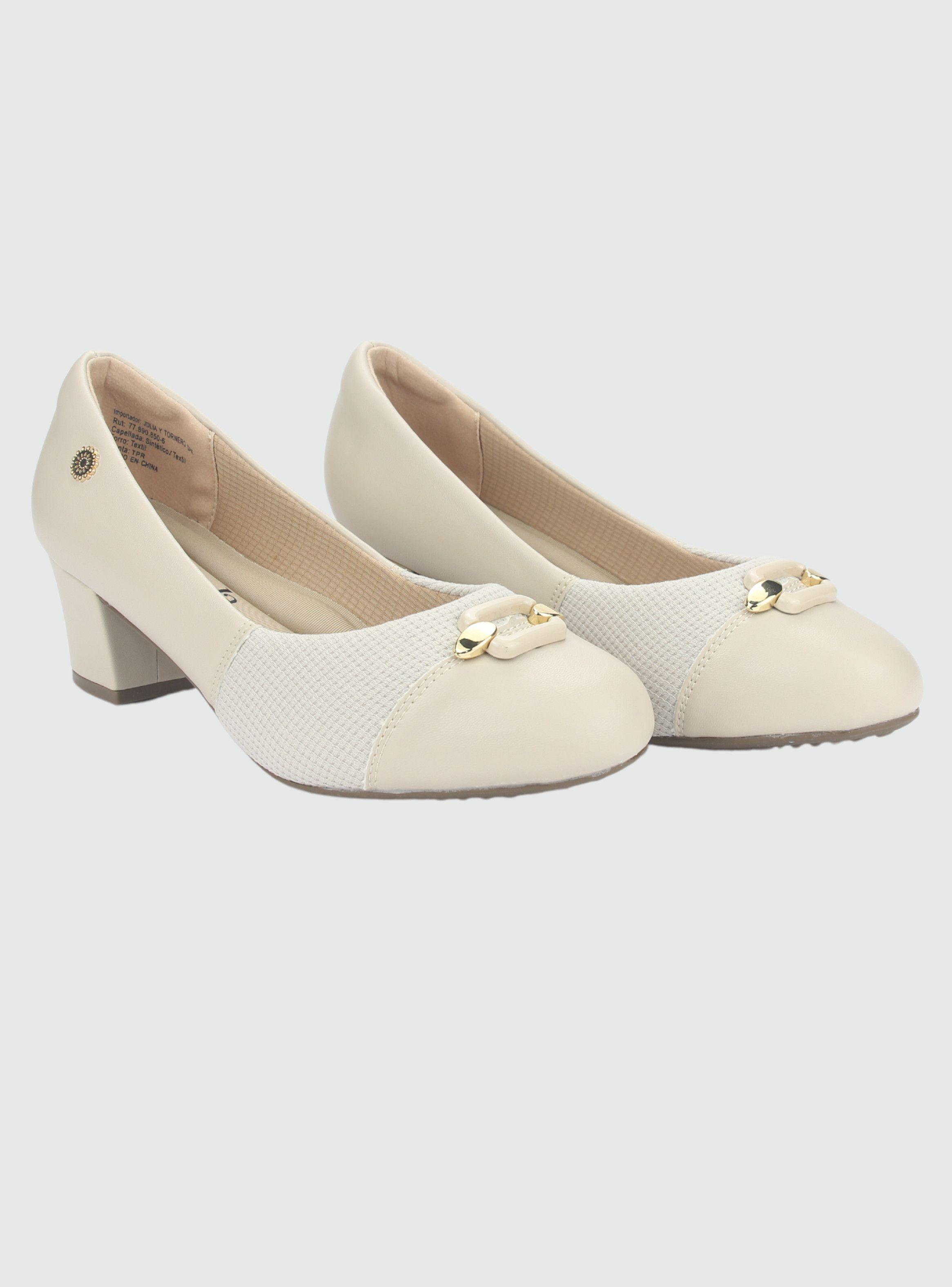 Zapato Chalada Mujer Flexi-57 Beige Casual-4