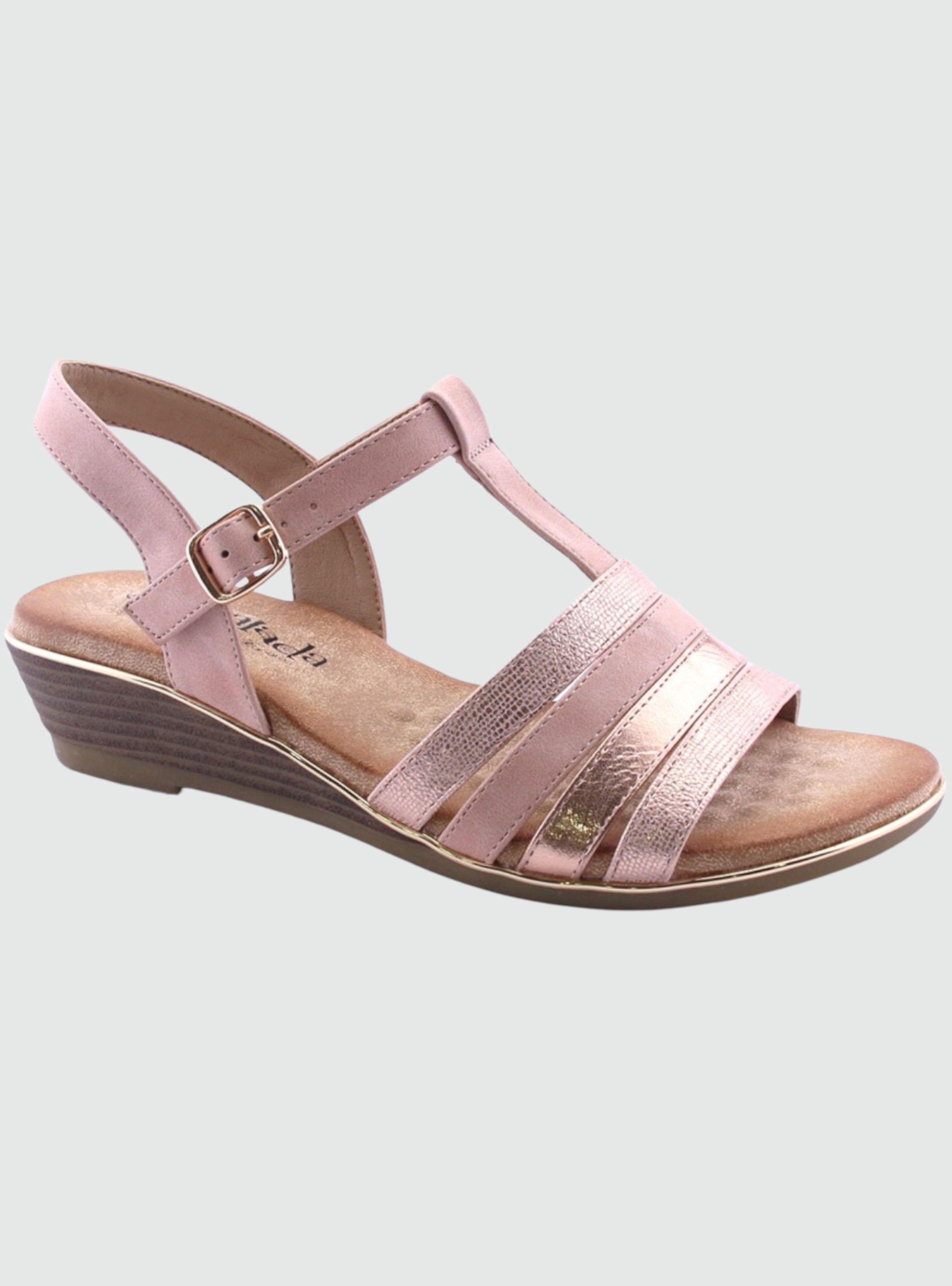 Sandalia Chalada Mujer Alba-5 Rosado Moda-0