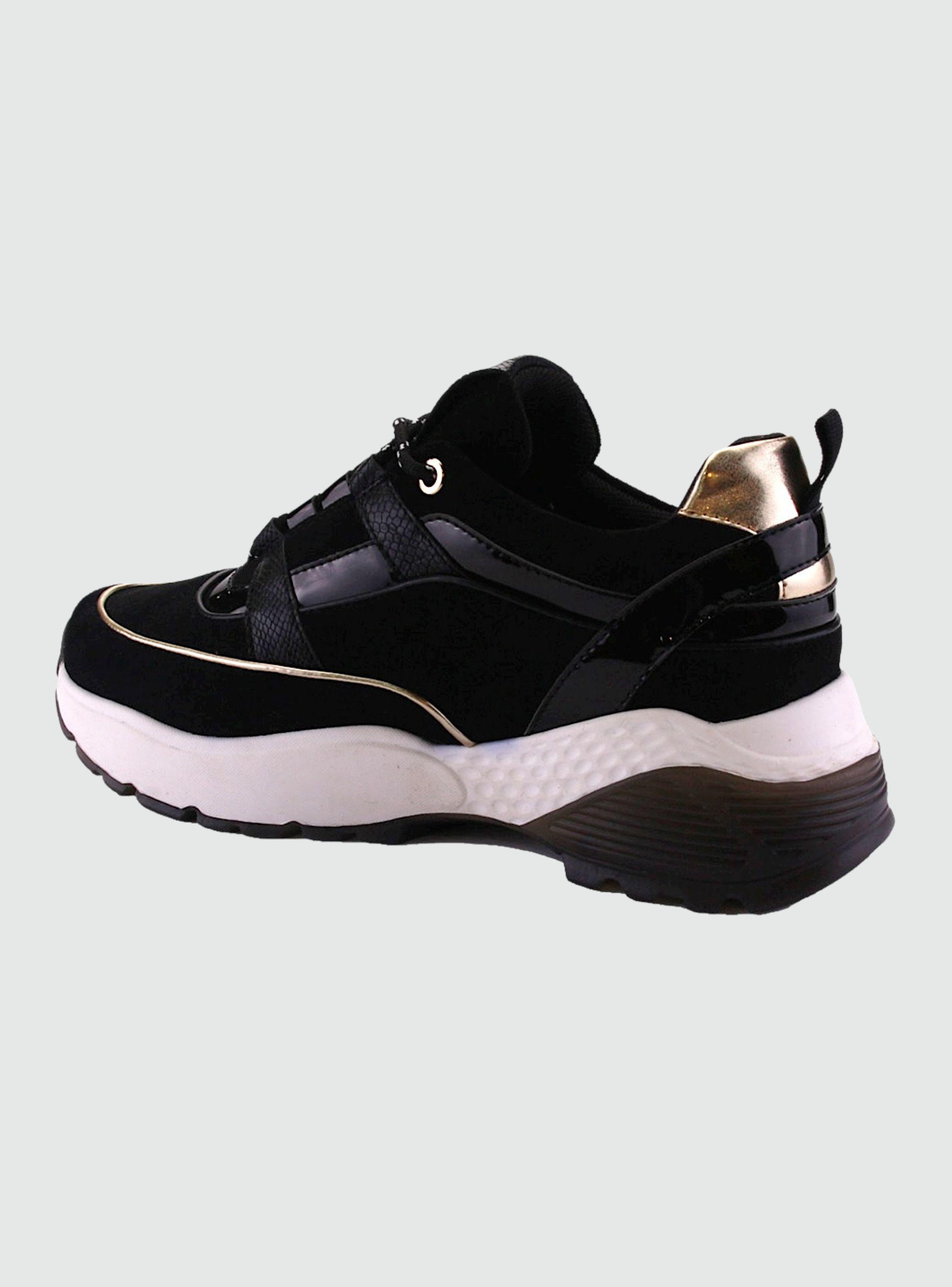 Zapatilla Chalada Mujer Crush-1 Negro Urbano-1