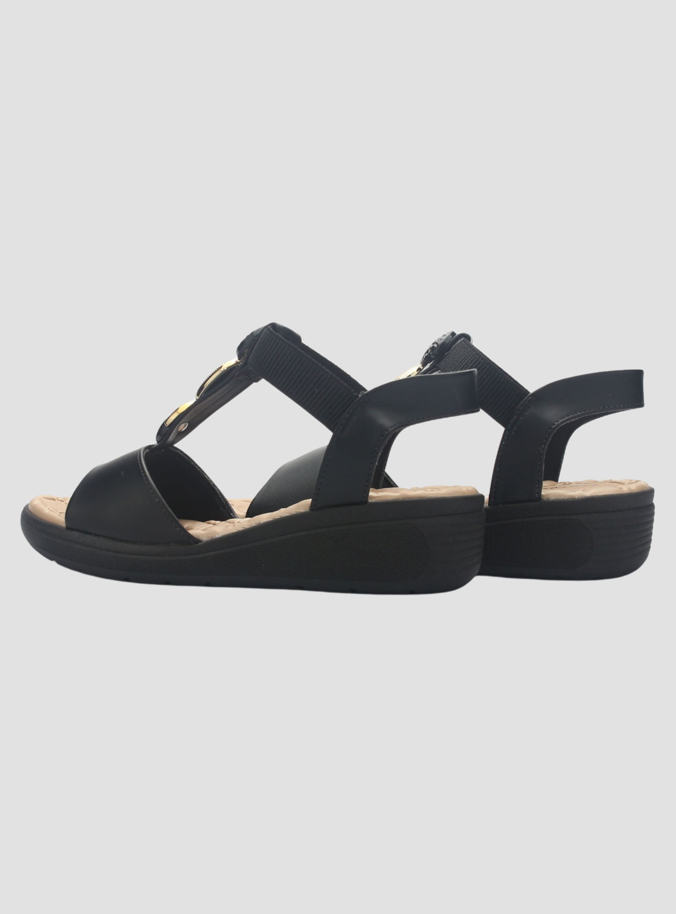 Sandalia Mujer Negro Comfortflex 2586404 Casual-6
