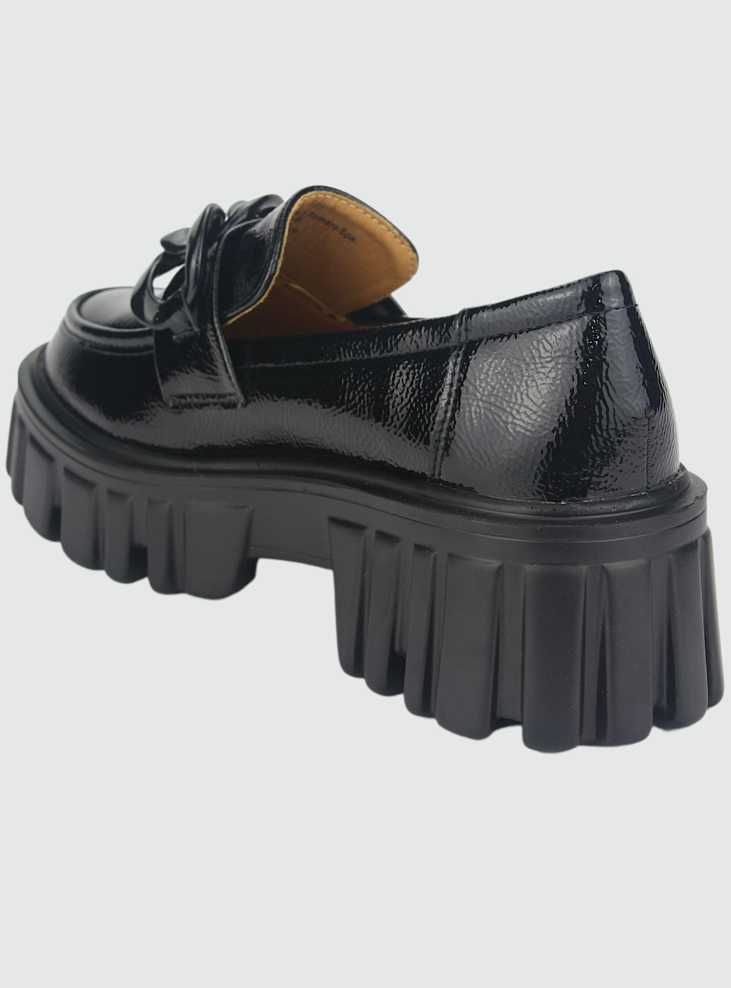 Mocasin Chalada Mujer Gravi-1 Negro Casual-3