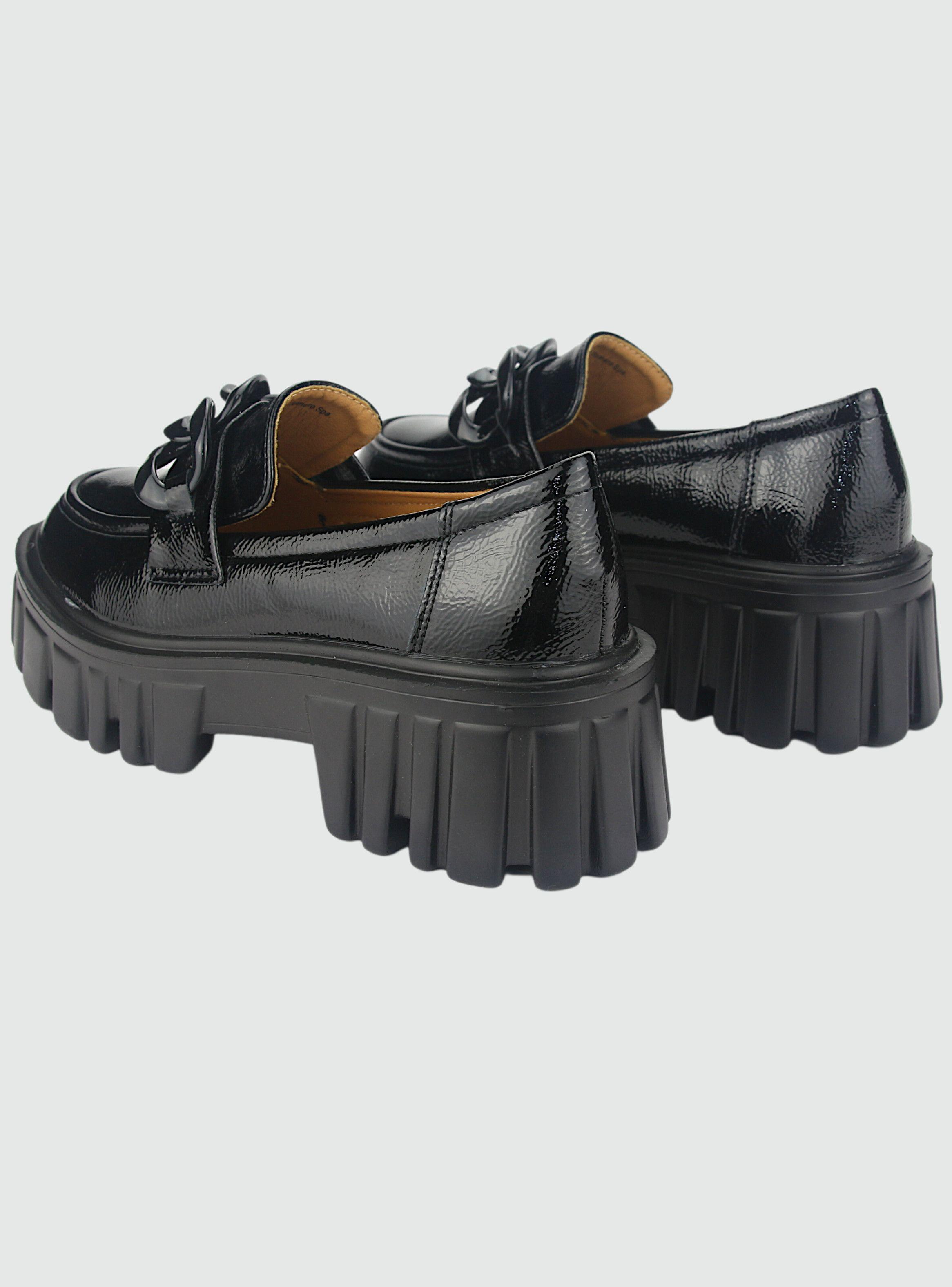 Mocasin Chalada Mujer Gravi-1 Negro Casual-5