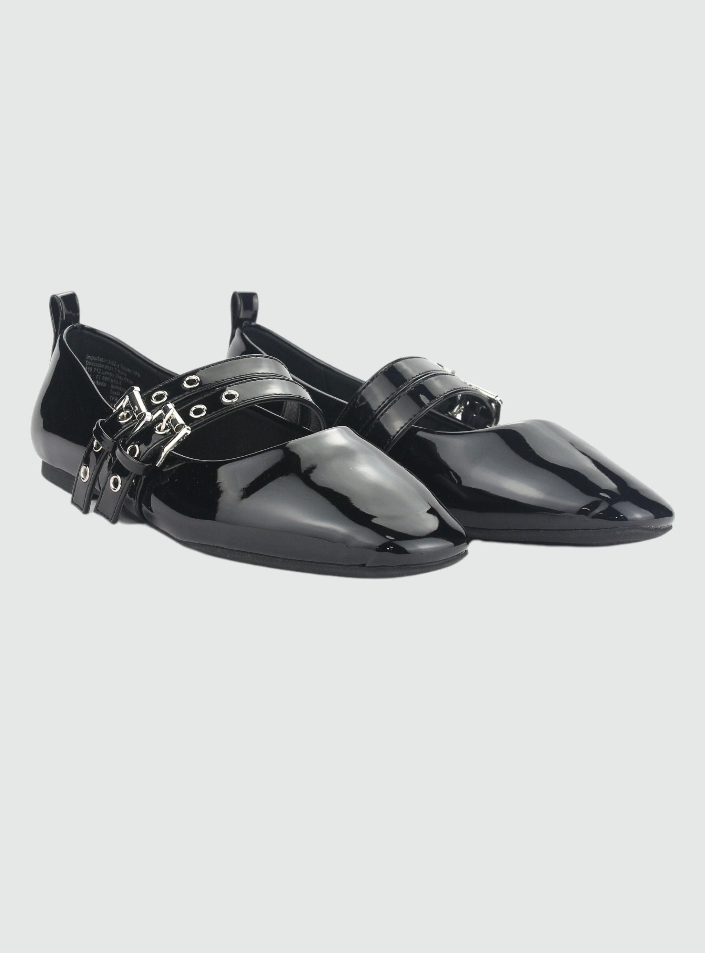 Zapato Chalada Mujer Miu-2 V Negro Negro Casual-4