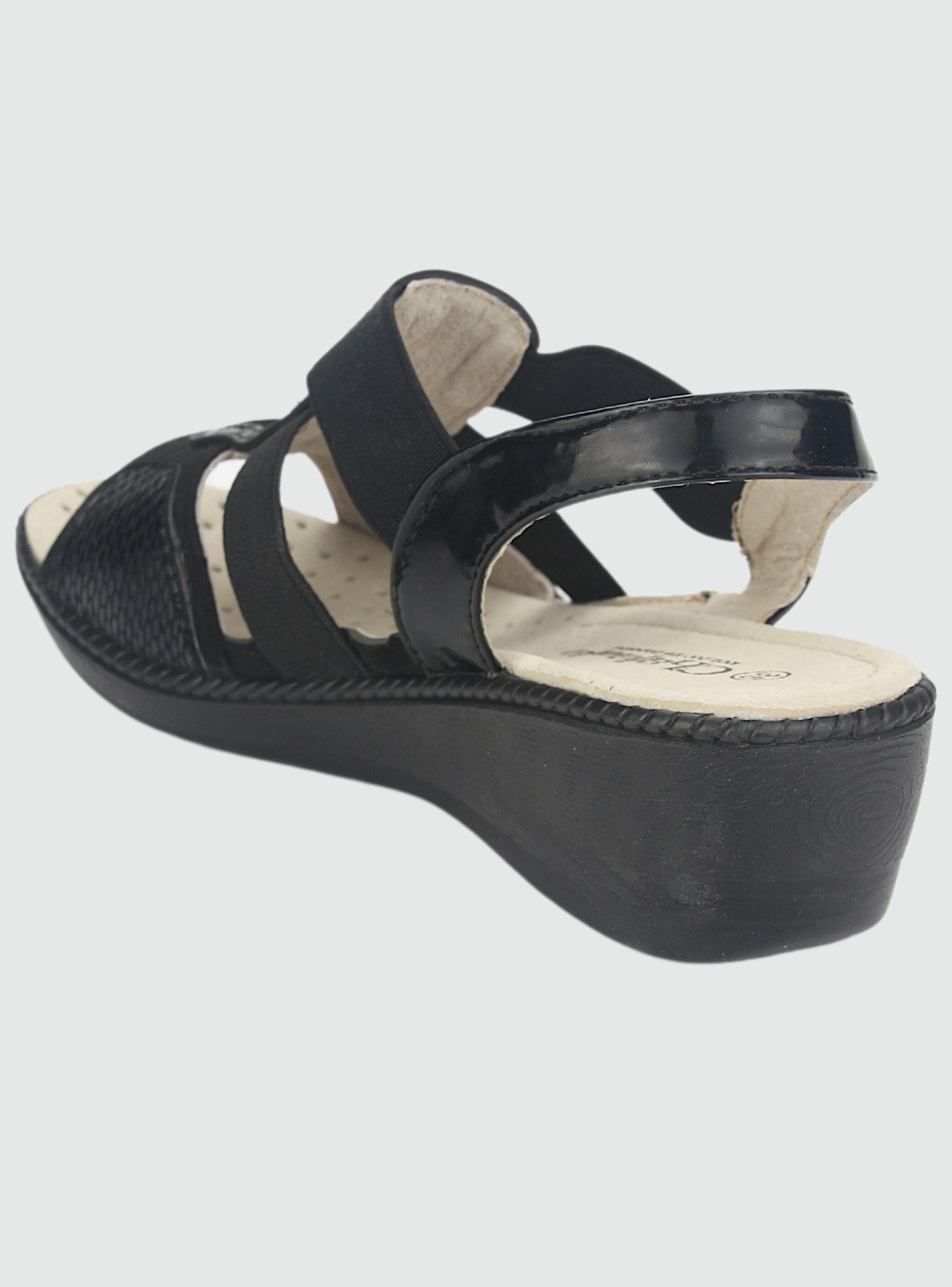Sandalia Chalada Mujer Lupe-4 Negro Casual-3