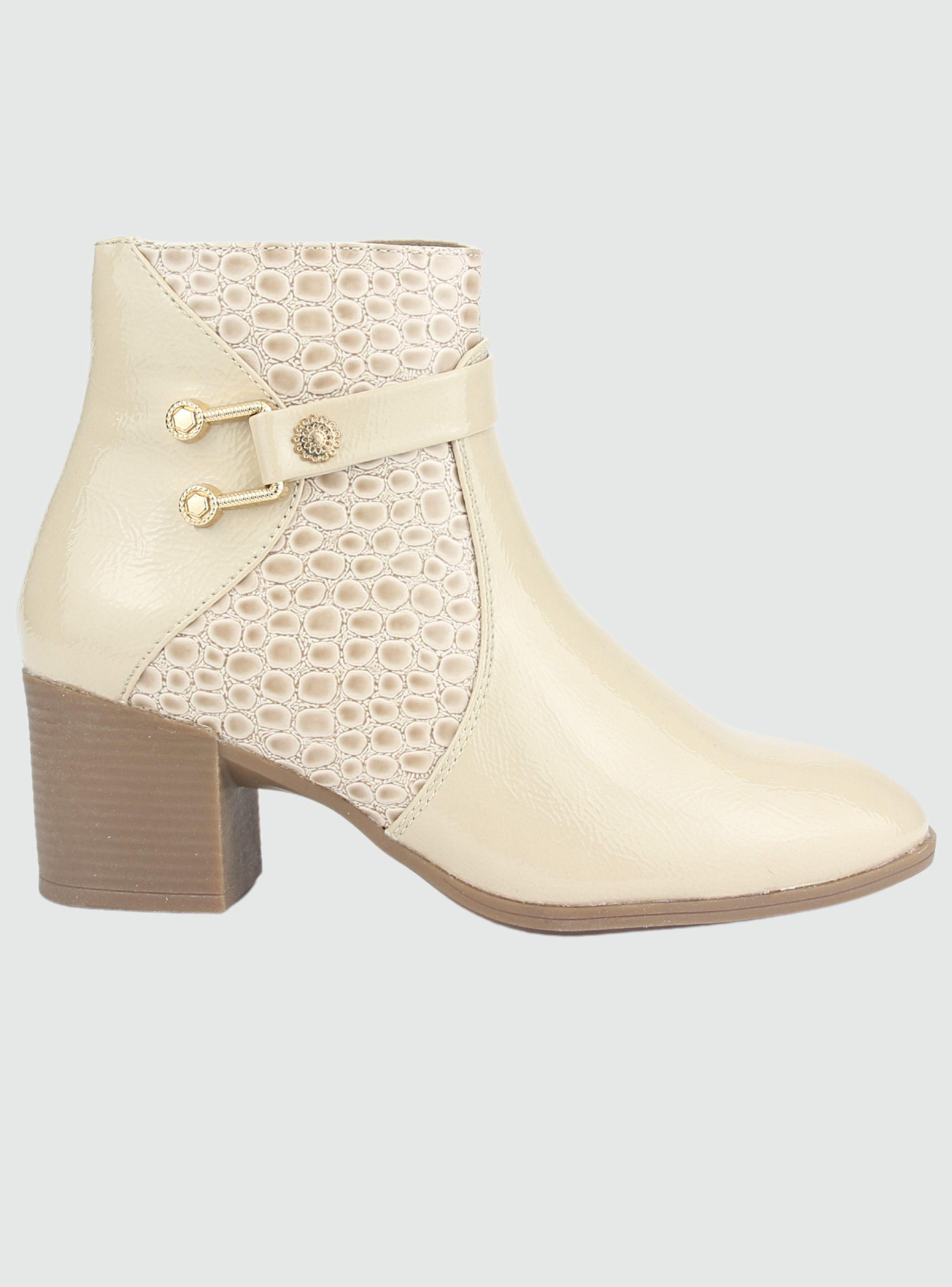 Botin Chalada Mujer Gally-3 Beige Casual-0
