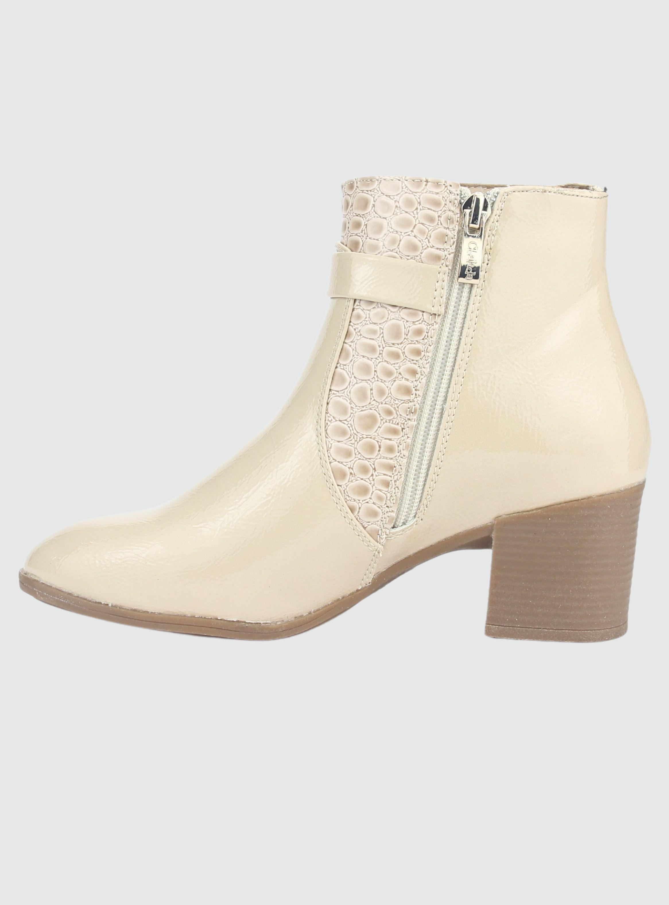 Botin Chalada Mujer Gally-3 Beige Casual-1