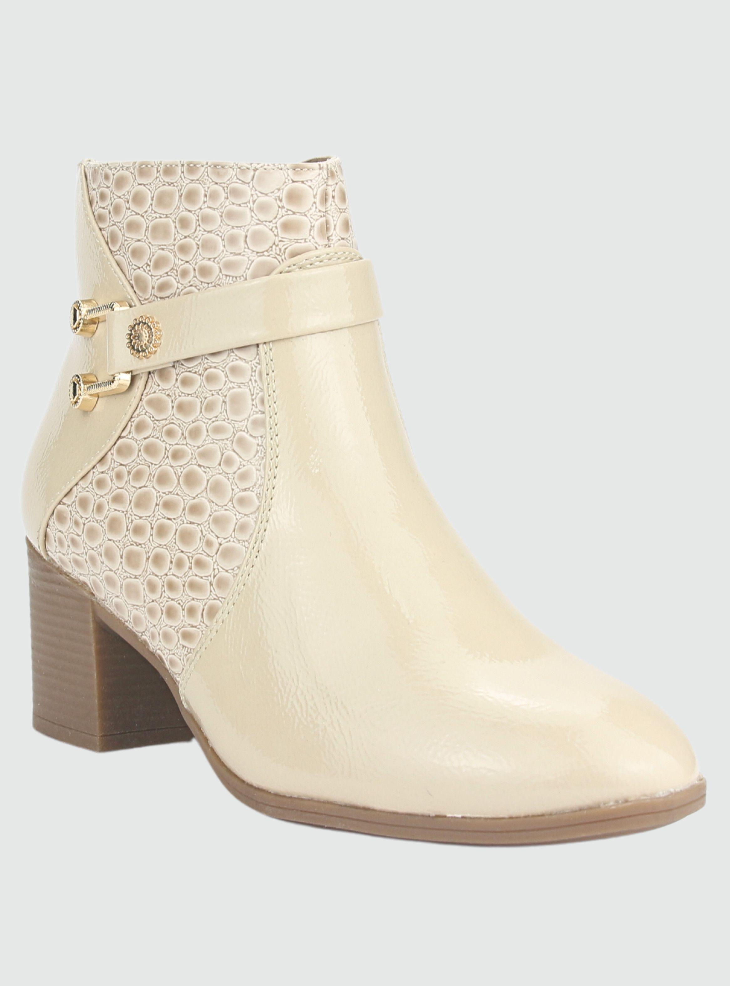 Botin Chalada Mujer Gally-3 Beige Casual-2