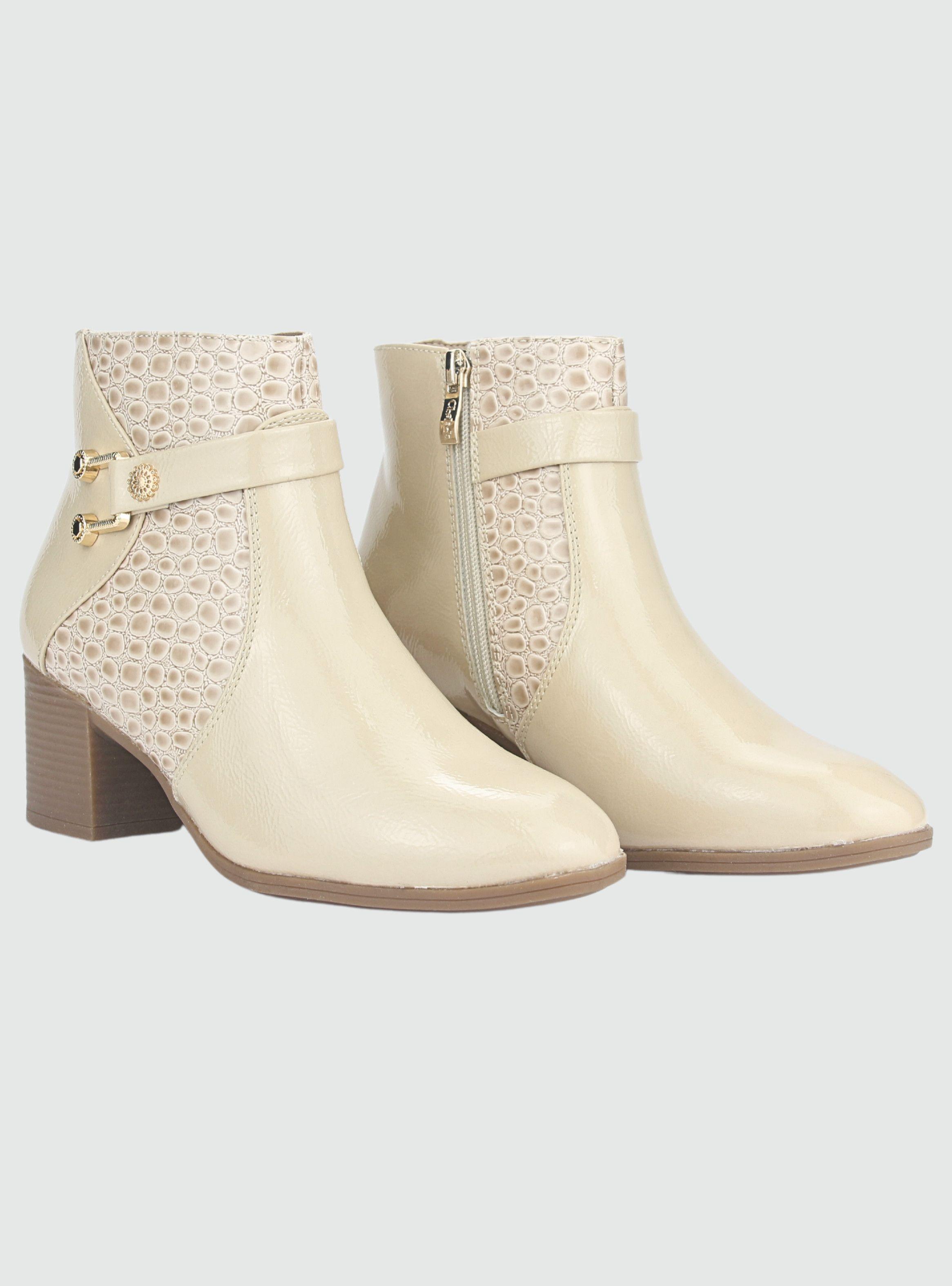 Botin Chalada Mujer Gally-3 Beige Casual-4