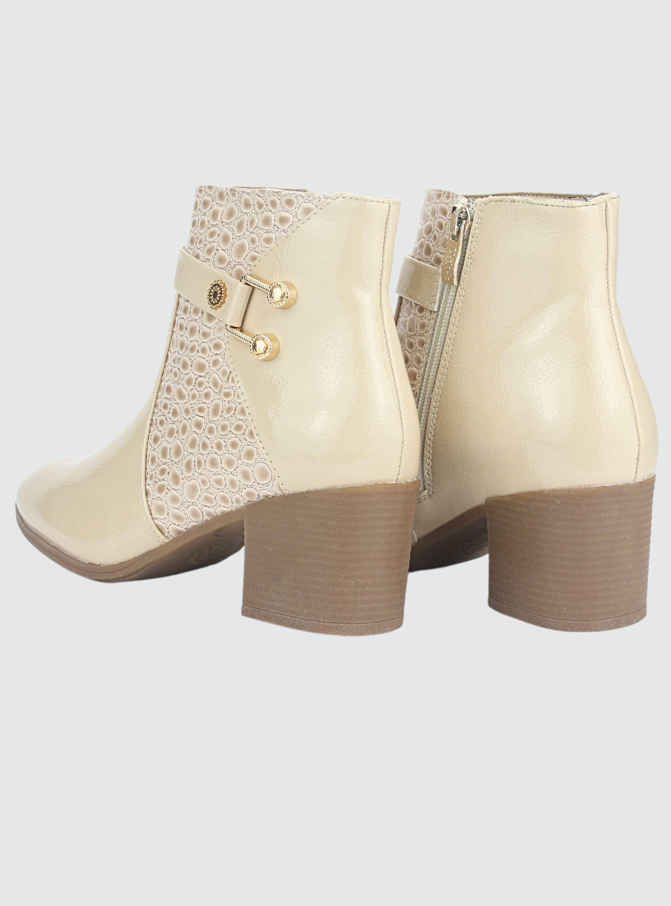 Botin Chalada Mujer Gally-3 Beige Casual-5