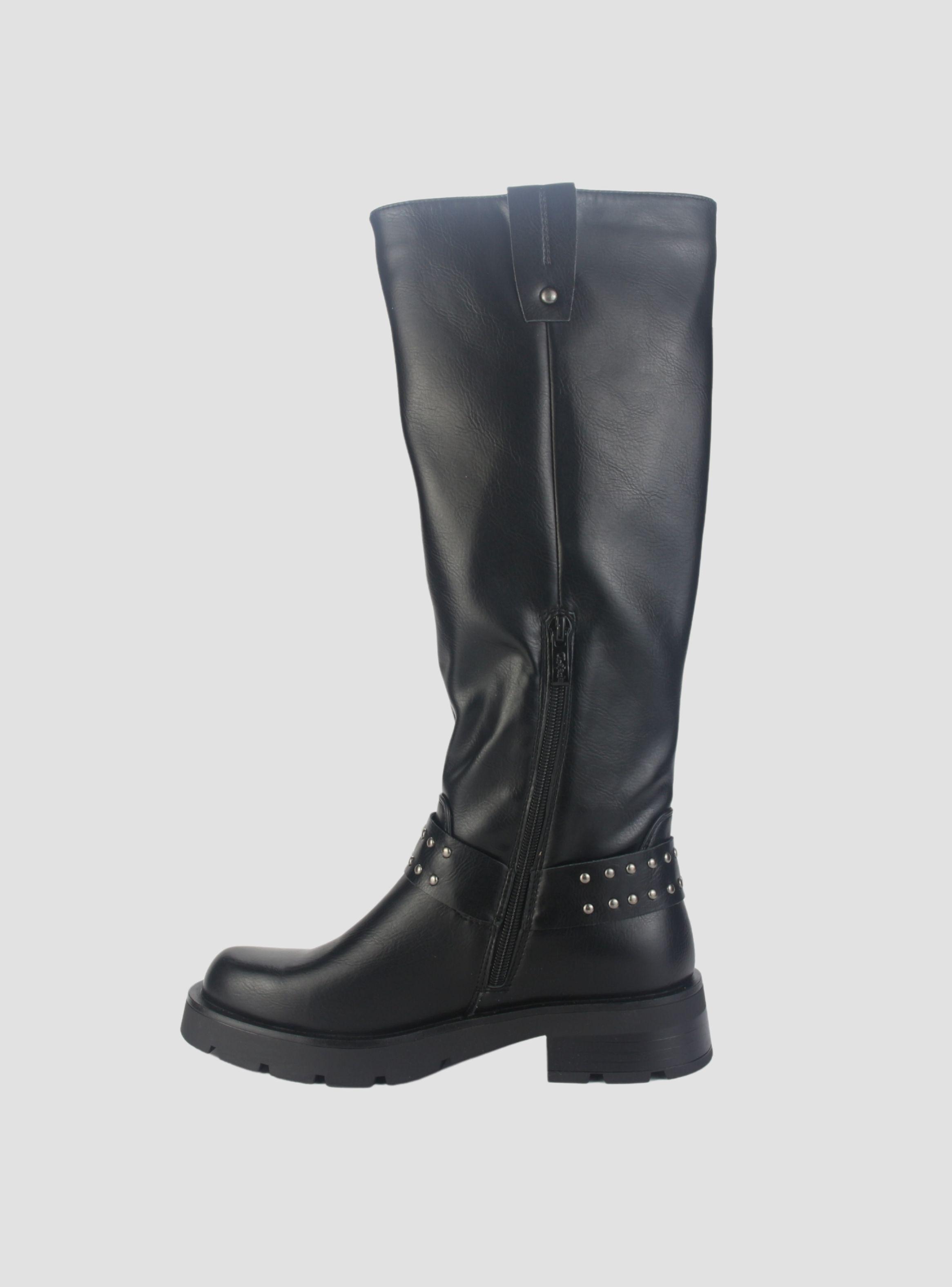 Bota Chalada Mujer Tati-1 Negro Casual-1