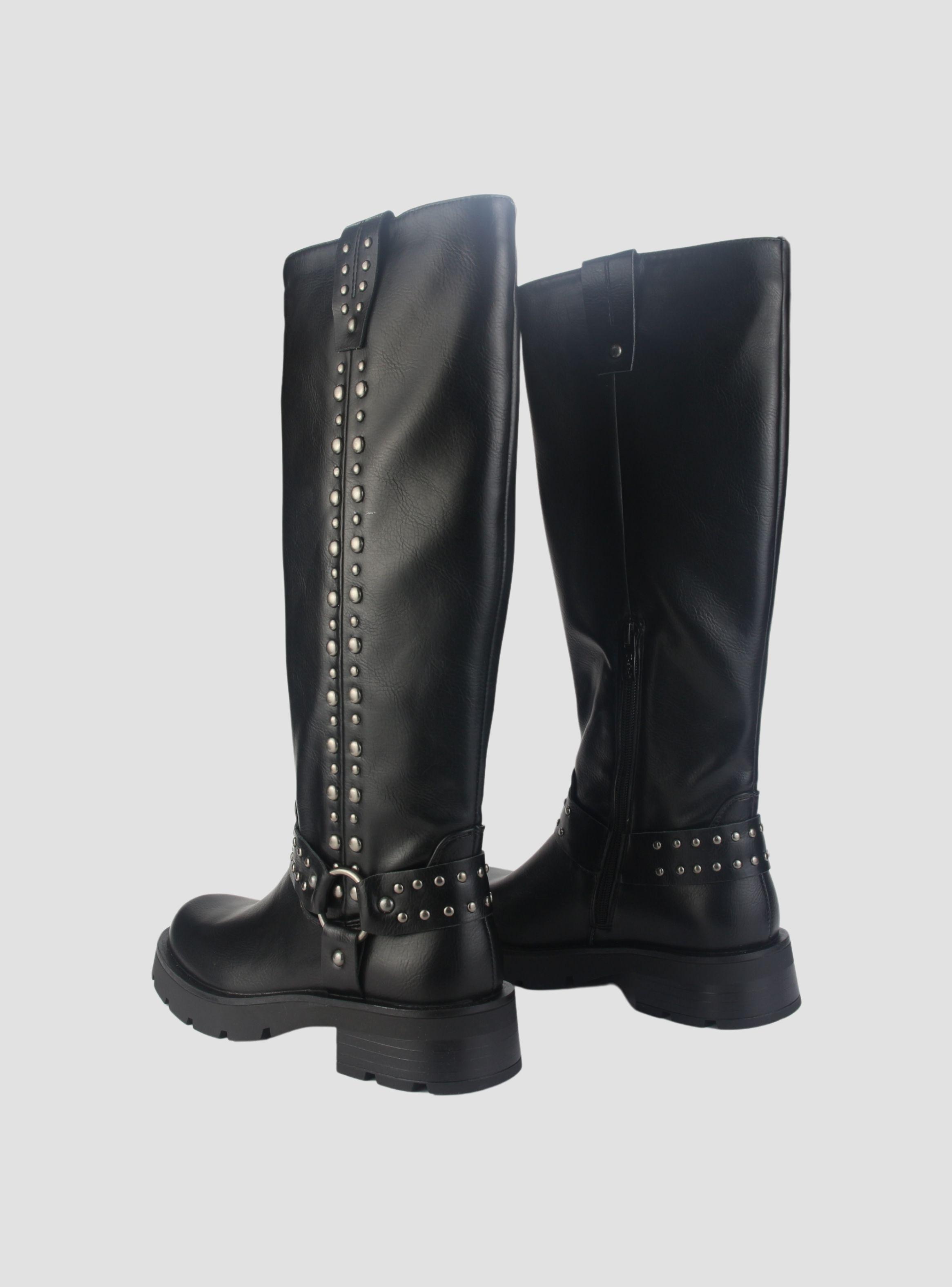 Bota Chalada Mujer Tati-1 Negro Casual-5