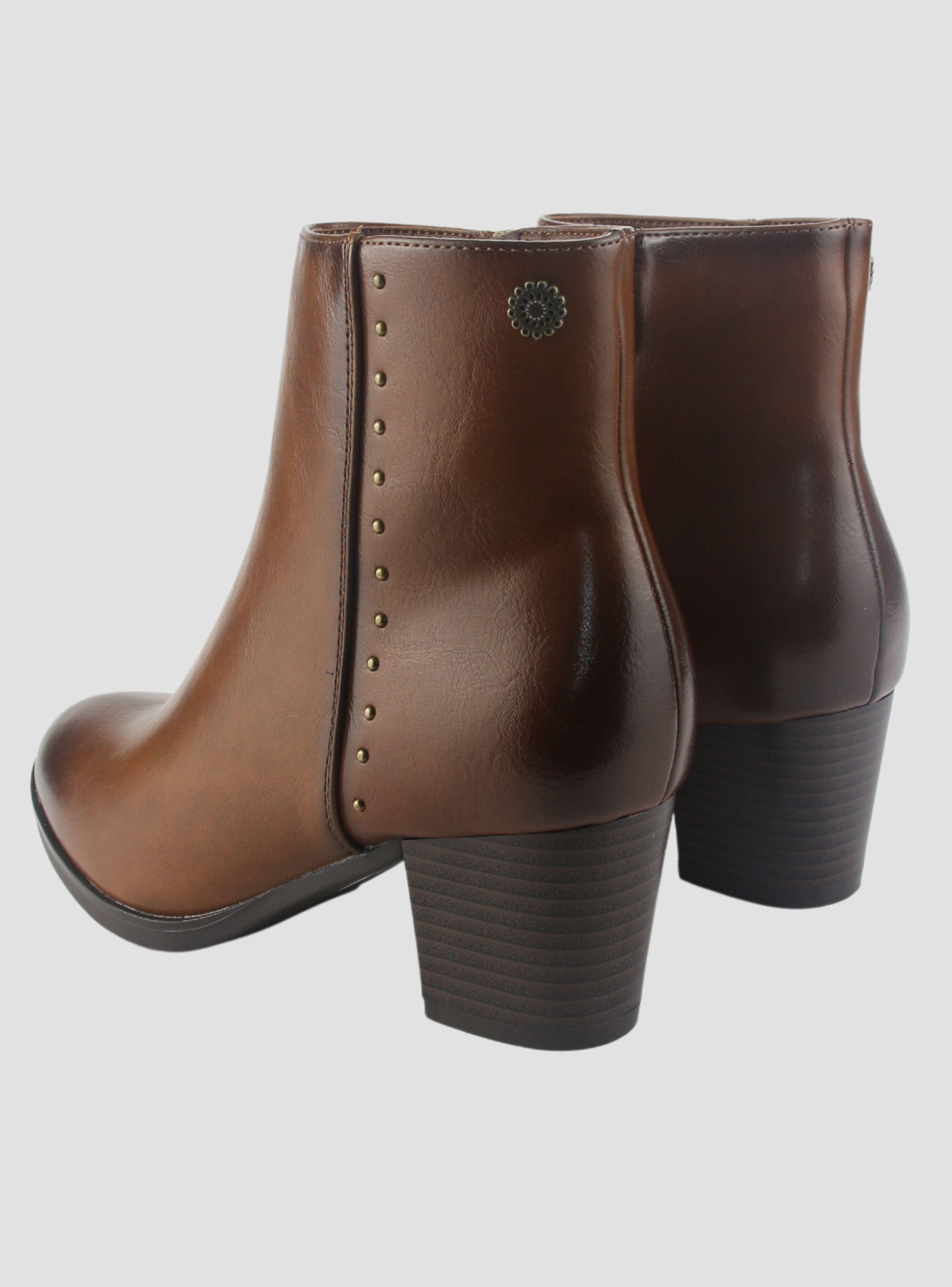 Botin Chalada Mujer Costa-3 Tostado Casual-5