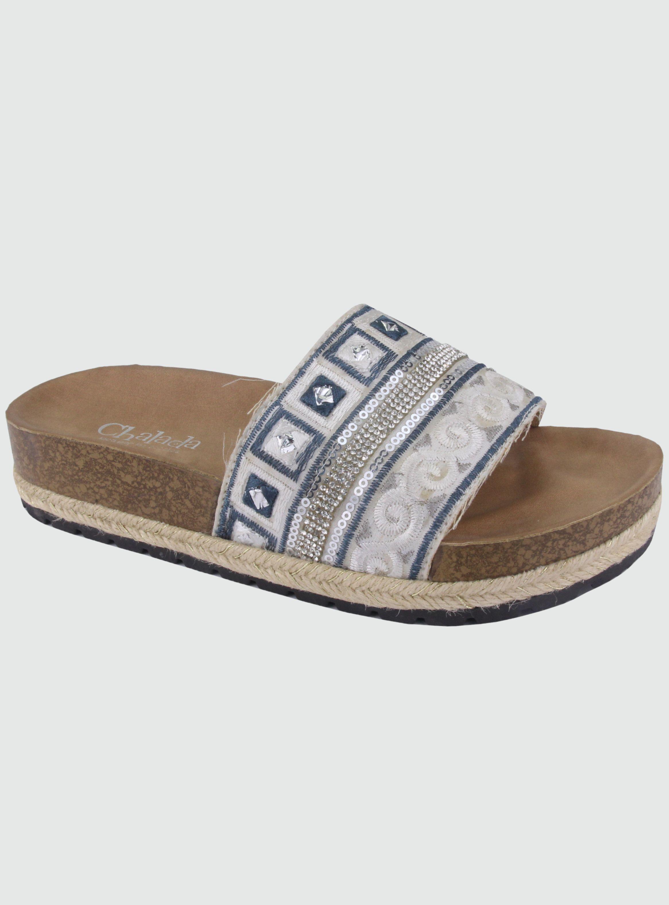 Sandalia Chalada Mujer Lila-5 Gris Moda-0